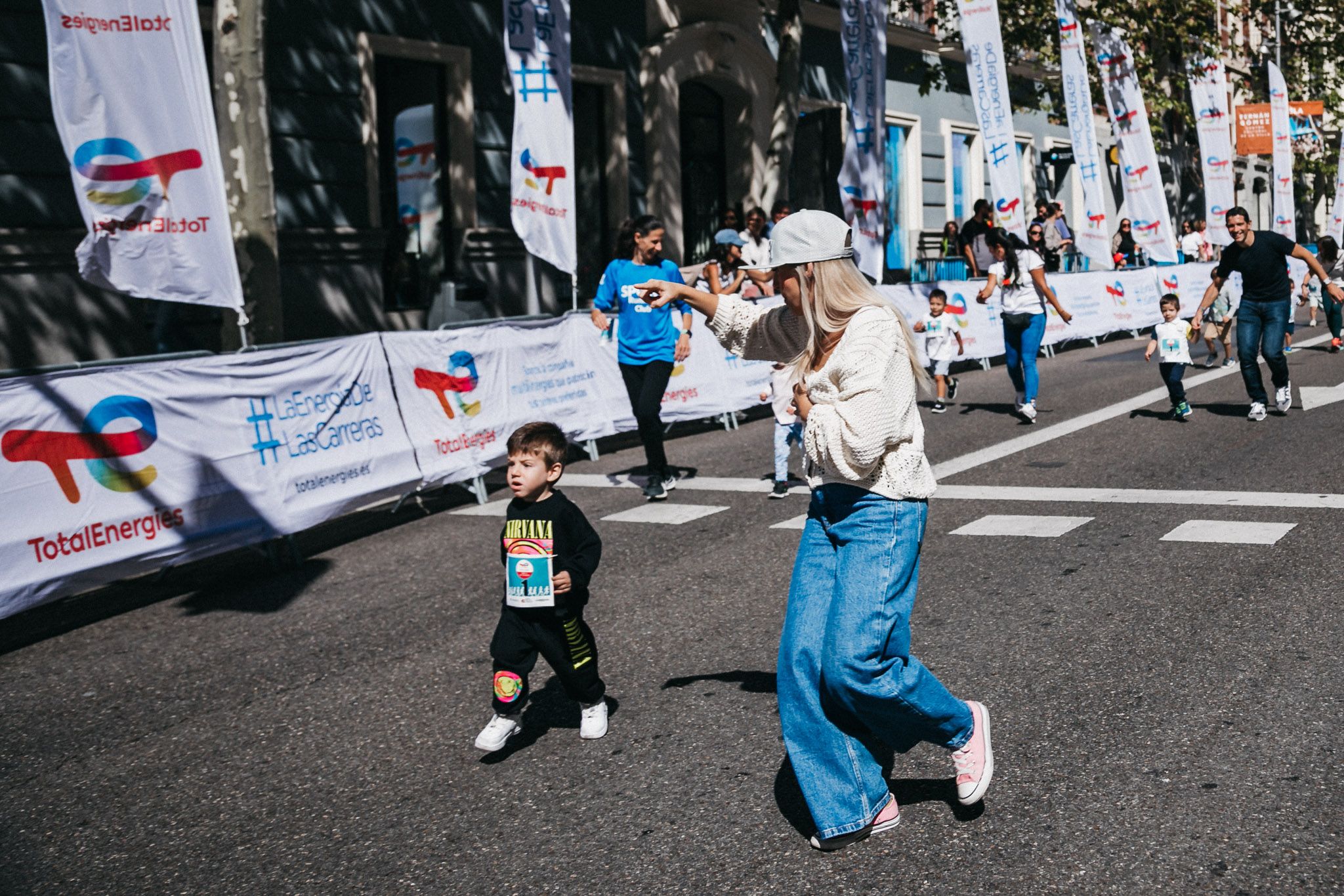 Las mejores fotos de las carreras infantiles en la TotalEnergies Milla Internacional de Madrid 2023. (9)