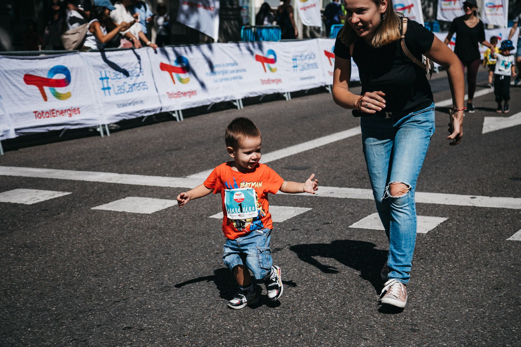 Las mejores fotos de las carreras infantiles en la TotalEnergies Milla Internacional de Madrid 2023. (17)