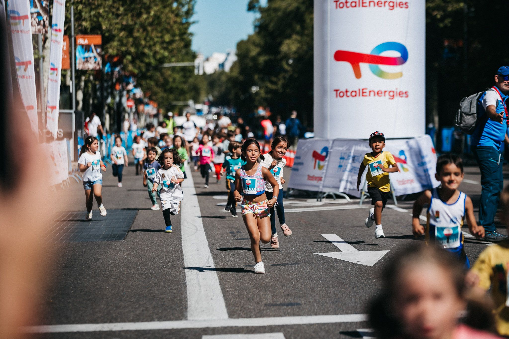 Las mejores fotos de las carreras infantiles en la TotalEnergies Milla Internacional de Madrid 2023. (48)