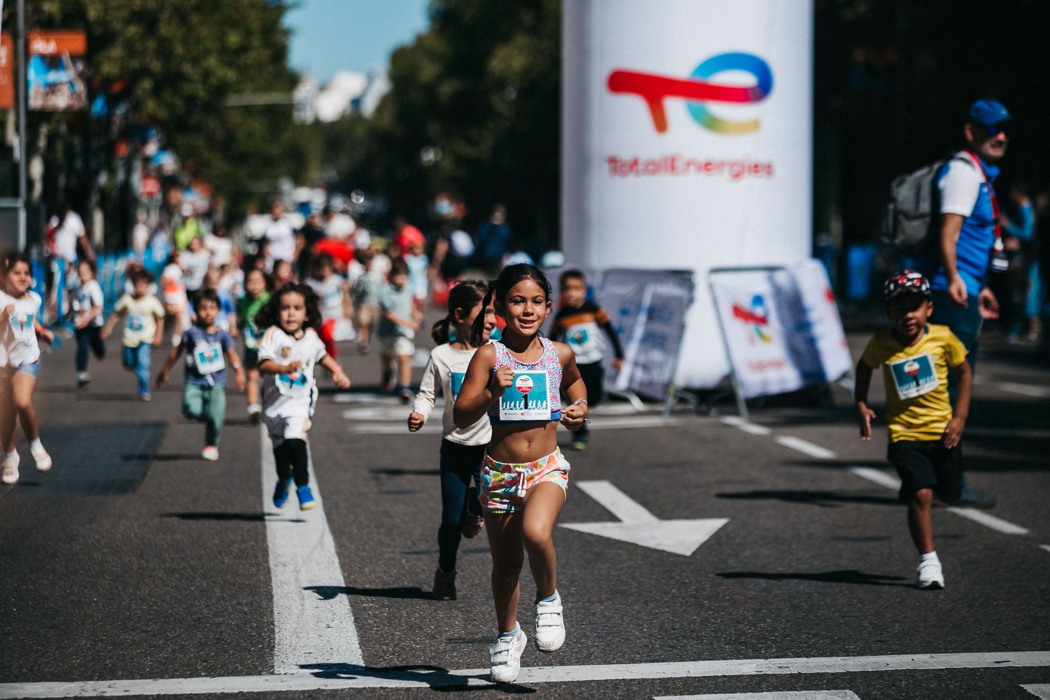 Las mejores fotos de las carreras infantiles en la TotalEnergies Milla Internacional de Madrid 2023. (49)