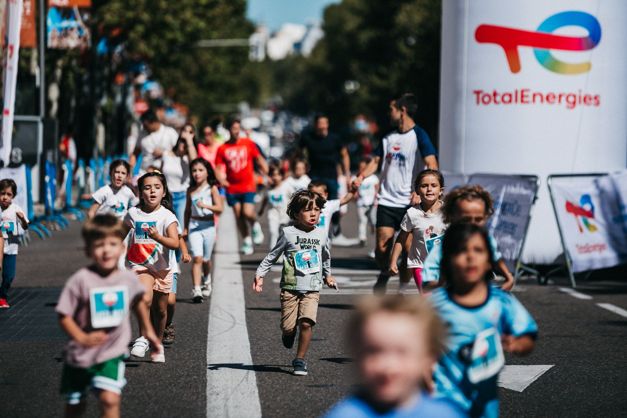 Las mejores fotos de las carreras infantiles en la TotalEnergies Milla Internacional de Madrid 2023. (56)