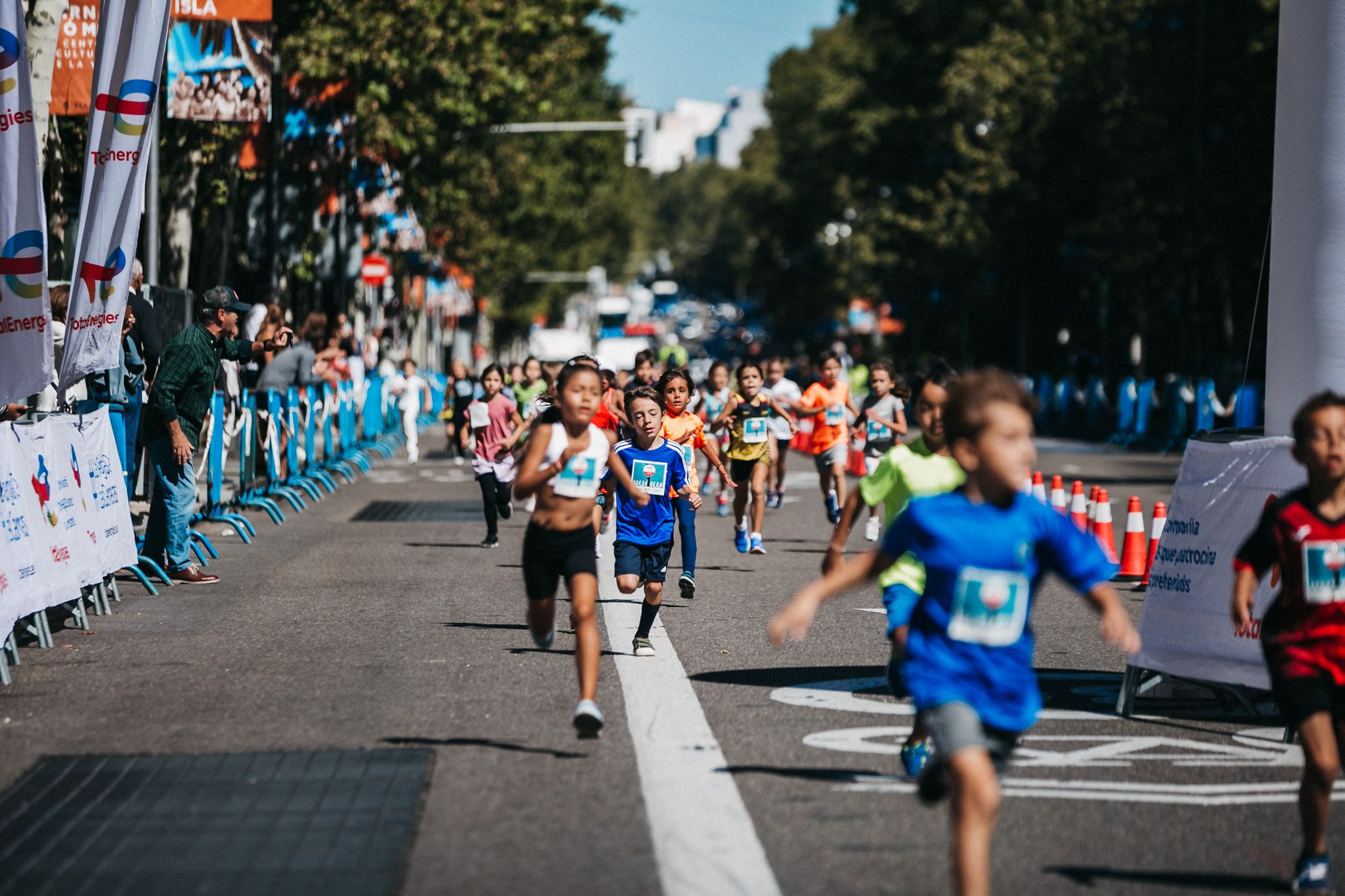 Las mejores fotos de las carreras infantiles en la TotalEnergies Milla Internacional de Madrid 2023. (63)
