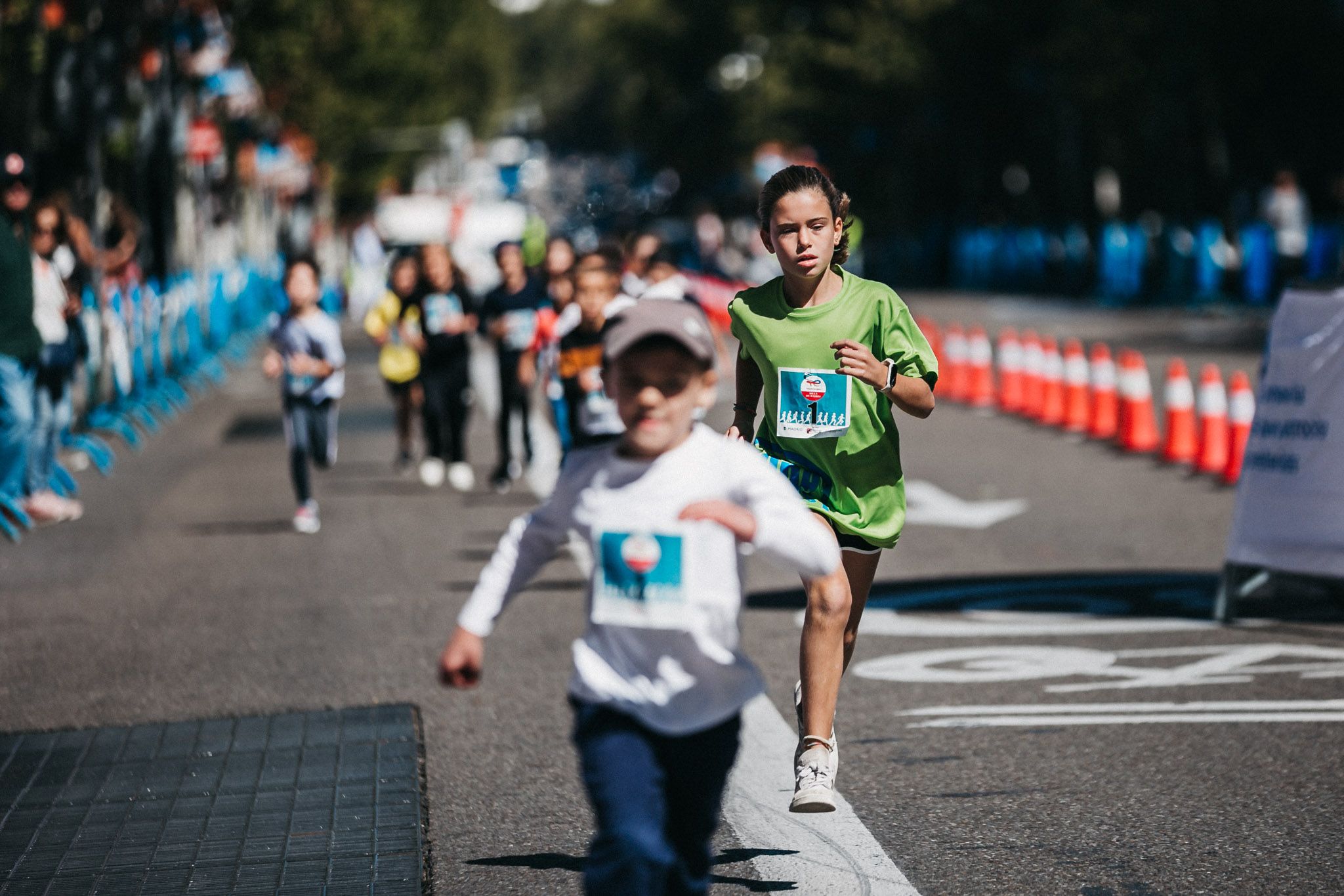 Las mejores fotos de las carreras infantiles en la TotalEnergies Milla Internacional de Madrid 2023. (65)