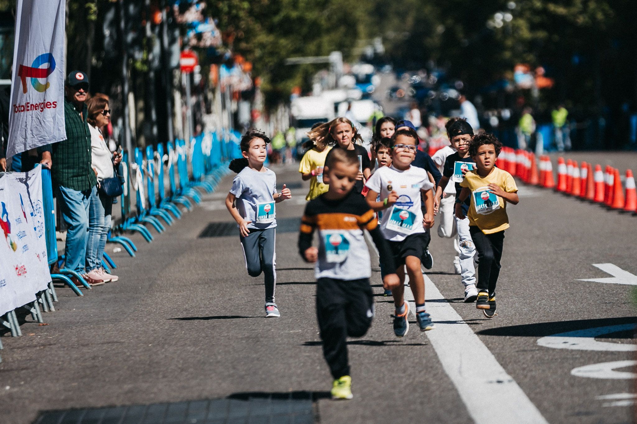 Las mejores fotos de las carreras infantiles en la TotalEnergies Milla Internacional de Madrid 2023. (66)