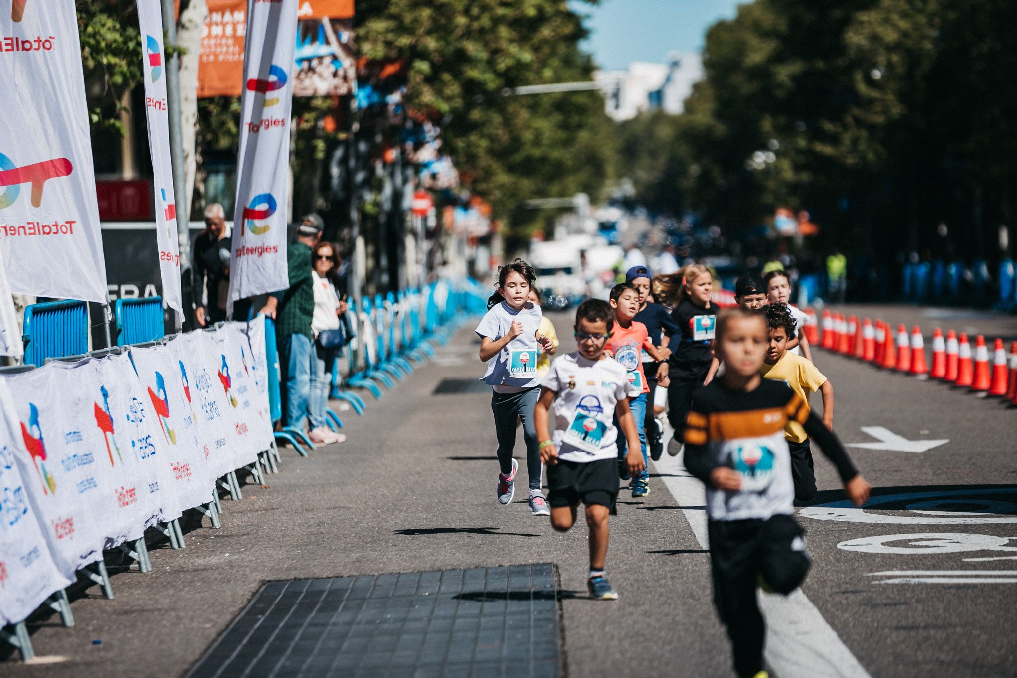 Las mejores fotos de las carreras infantiles en la TotalEnergies Milla Internacional de Madrid 2023. (67)