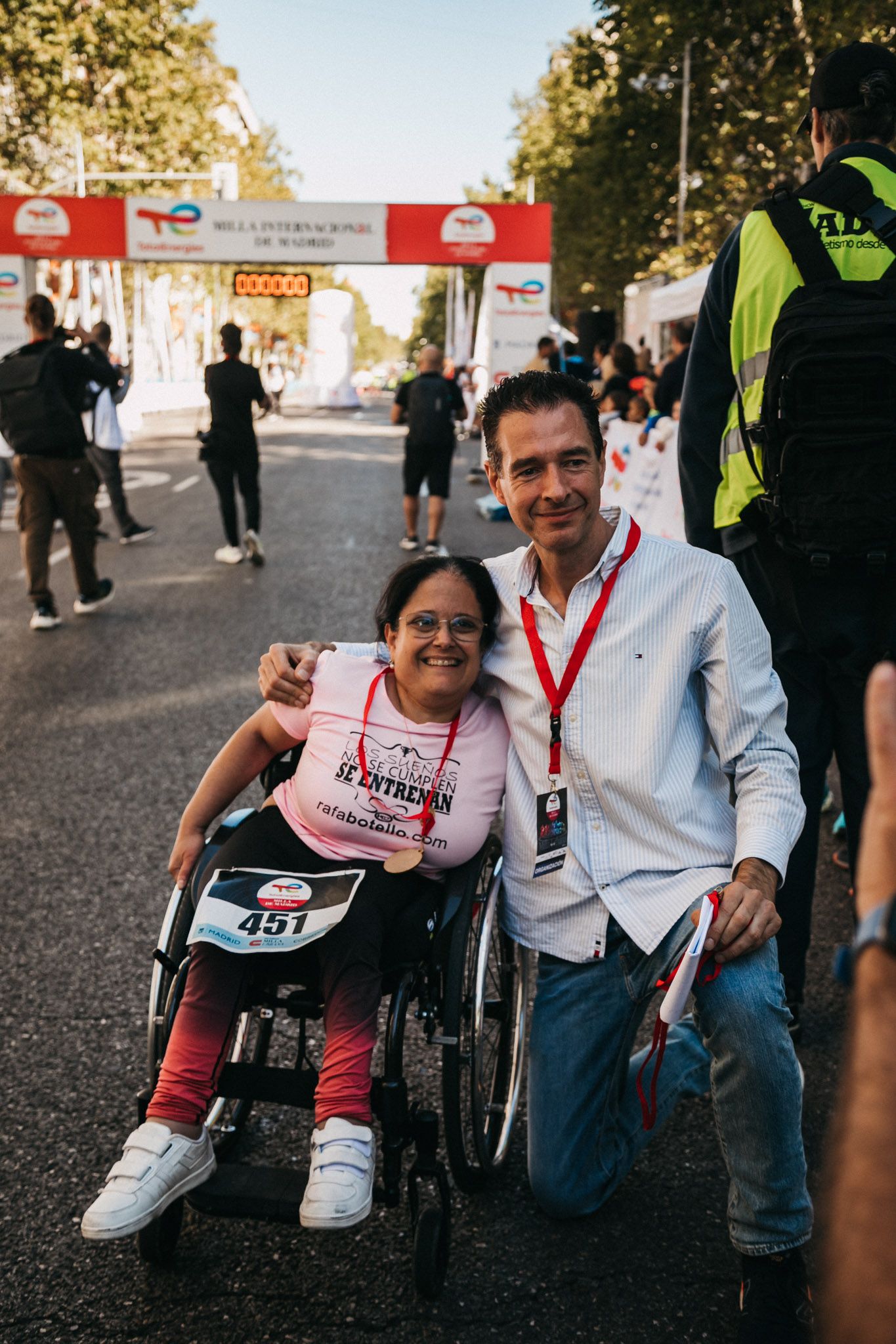 Las mejores fotos de la carrera inclusiva en la TotalEnergies Milla Internacional de Madrid 2023. (17)