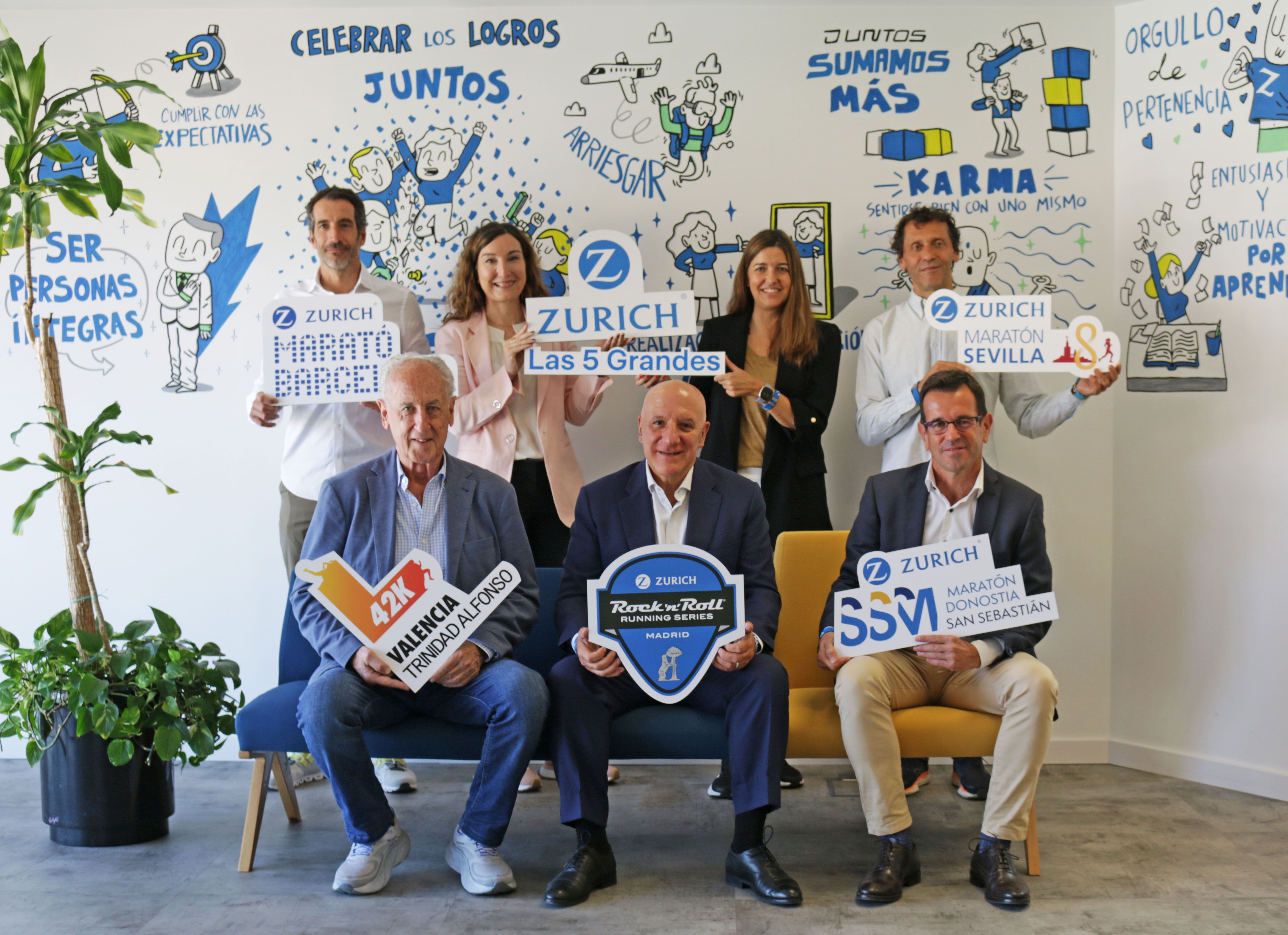 Una imagen del acto de presentación de Las 5 Grandes. ZURICH SEGUROS.