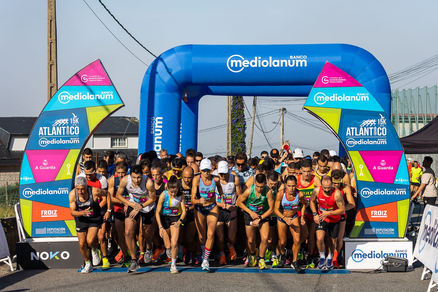 Salida de la 15K Do Atlántico Banco Mediolanum 2023