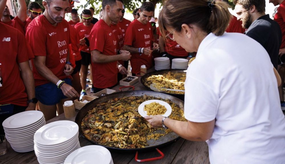Una suculenta paella para reponer fuerzas en Run Your Way Valencia / Imagen: Jaime de Diego Una suculenta paella para reponer fuerzas en Run Your Way Valencia / Imagen: Jaime de Diego