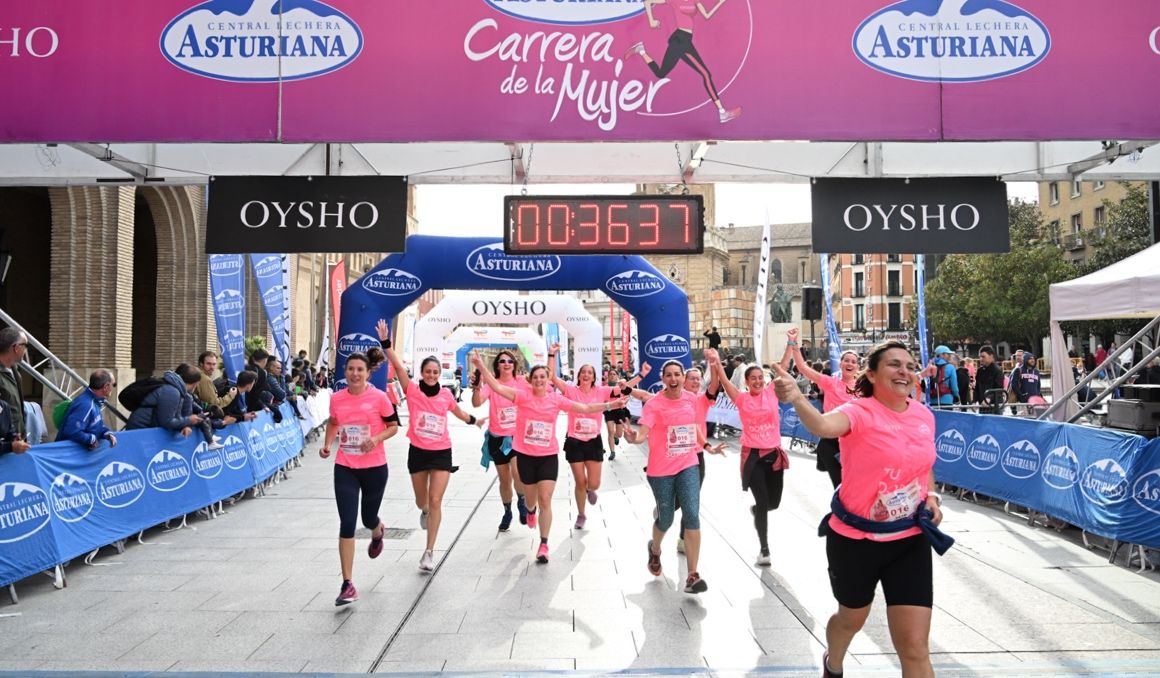 Todas las fotos de la Carrera de la Mujer Central Lechera Asturiana de Zaragoza. ÁLVARO SÁNCHEZ.