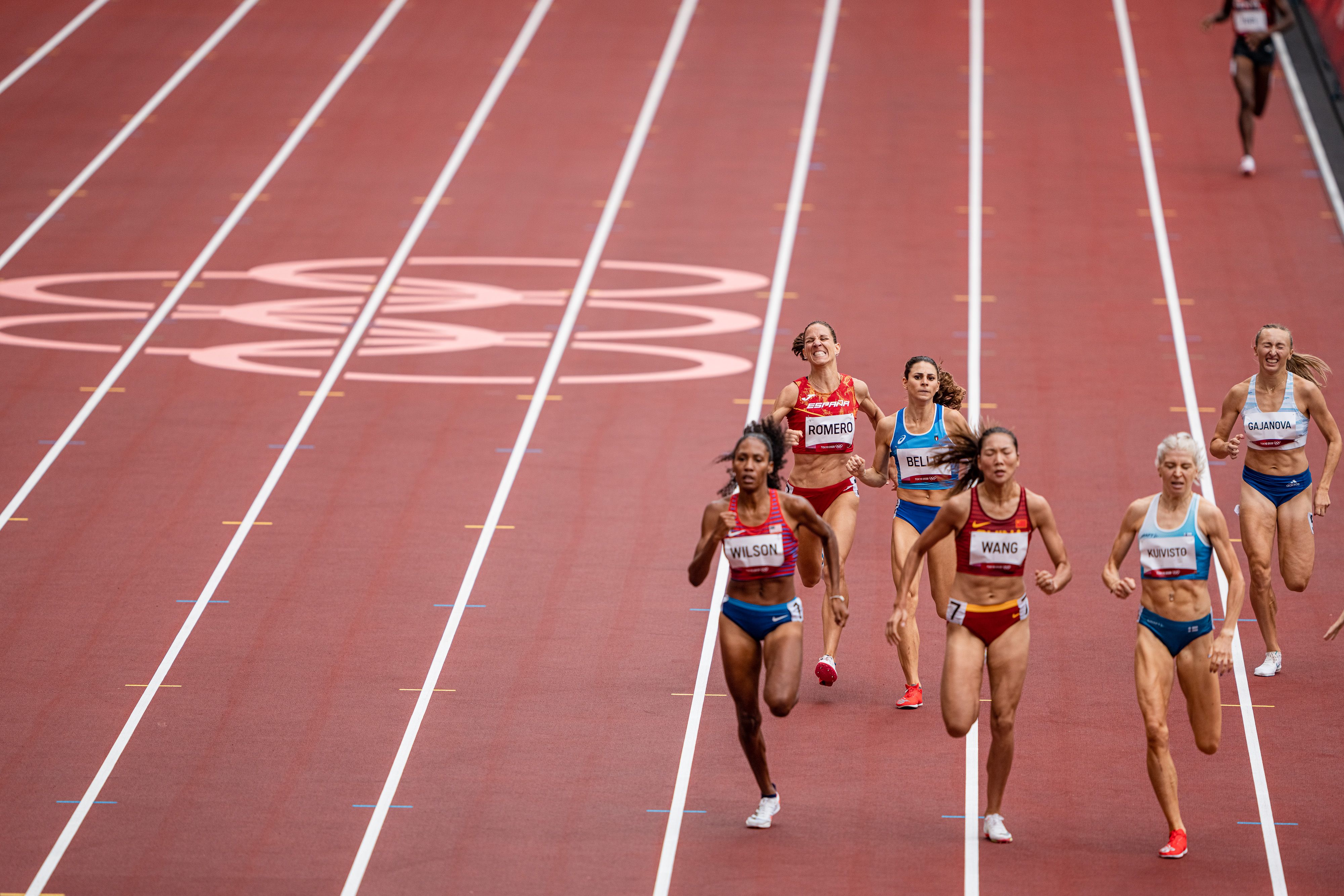 La RFEA ya ha hecho públicos los criterios para estar en los Juegos Olímpicos de París 2024. En la imagen, Natalia Romero, semifinalista en los 800 metros de Tokio 2020. SPORTMEDIA.