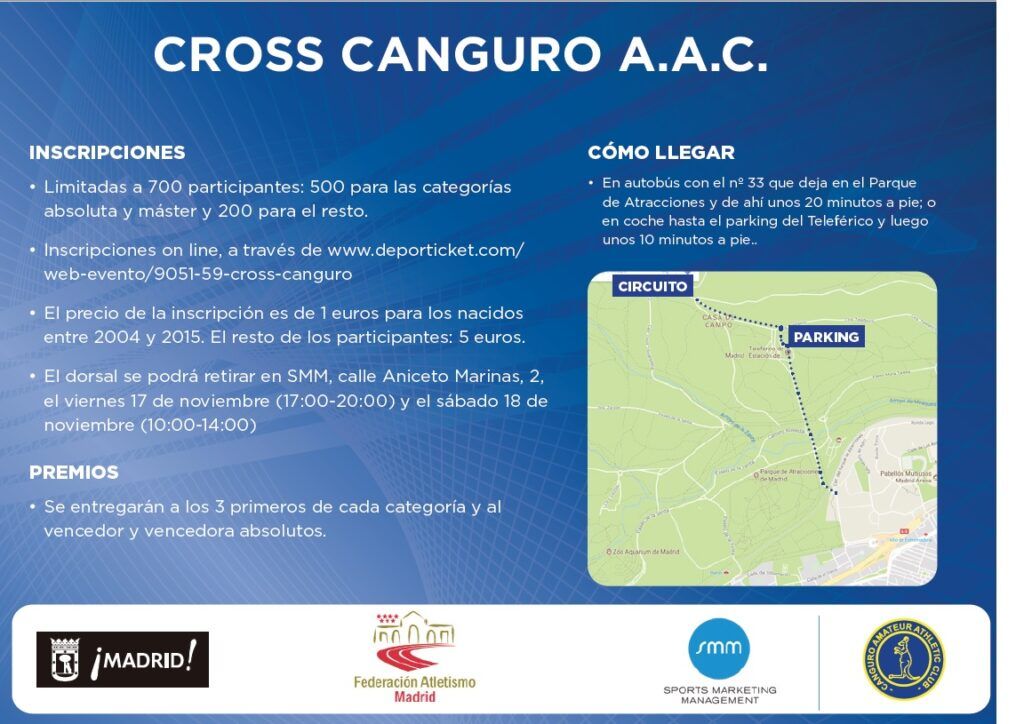 Toda la información del Cross Canguro 2023.