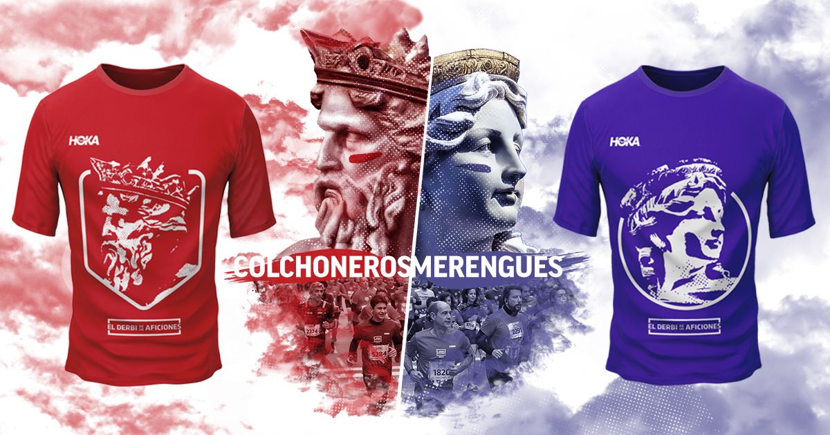 Así son las camisetas oficiales de El Derbi de las Aficiones 2023, que se disputará en Madrid el domingo 12 de noviembre. LAST LAP