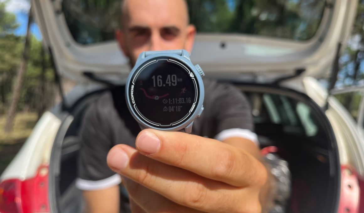 Una imagen de Pablo Pérez después de su entrenamiento maratoniano con el COROS Pace 2.