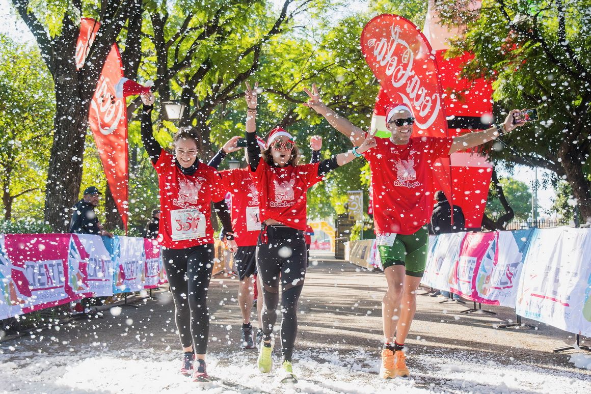 No te pierdas la fiesta de la Carrera de Papá Noel de Sevilla El Corte Inglés