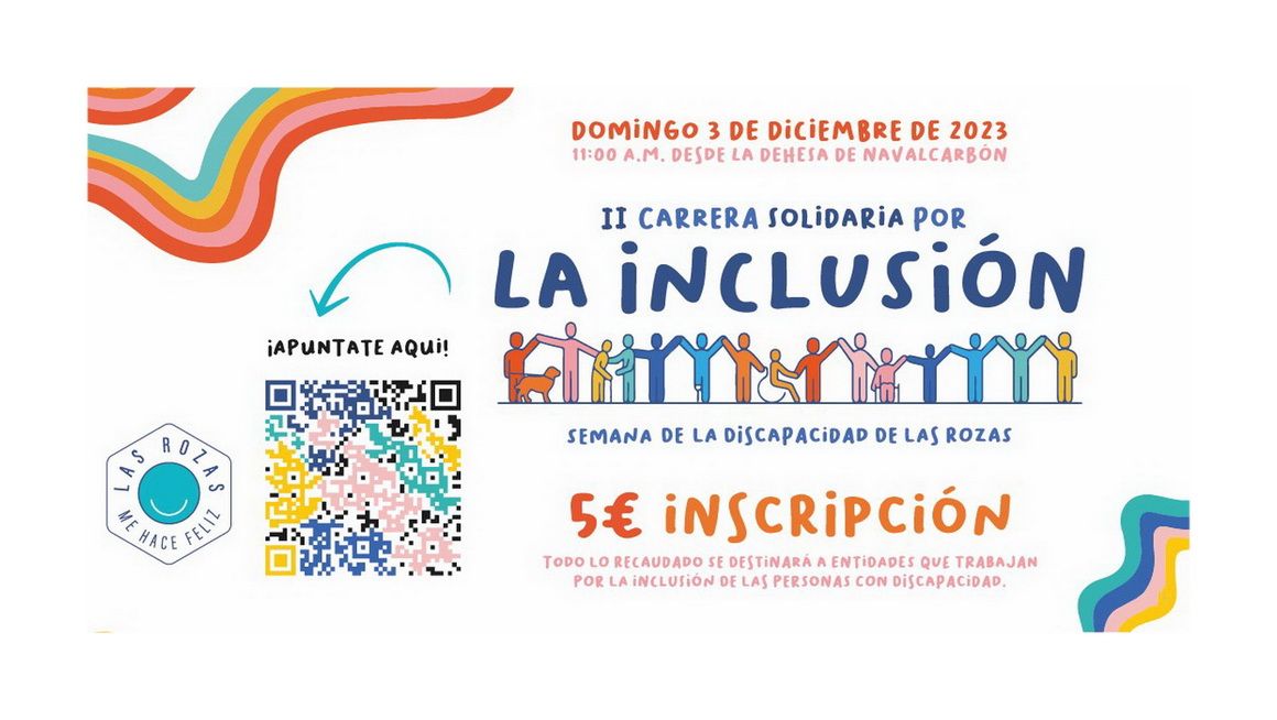 La II Carrera por la Inclusión de las Rozas se celebra el próximo 3 de diciembre