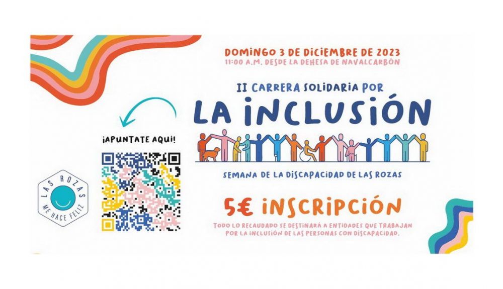 La II Carrera por la Inclusión de las Rozas se celebra el próximo 3 de diciembre