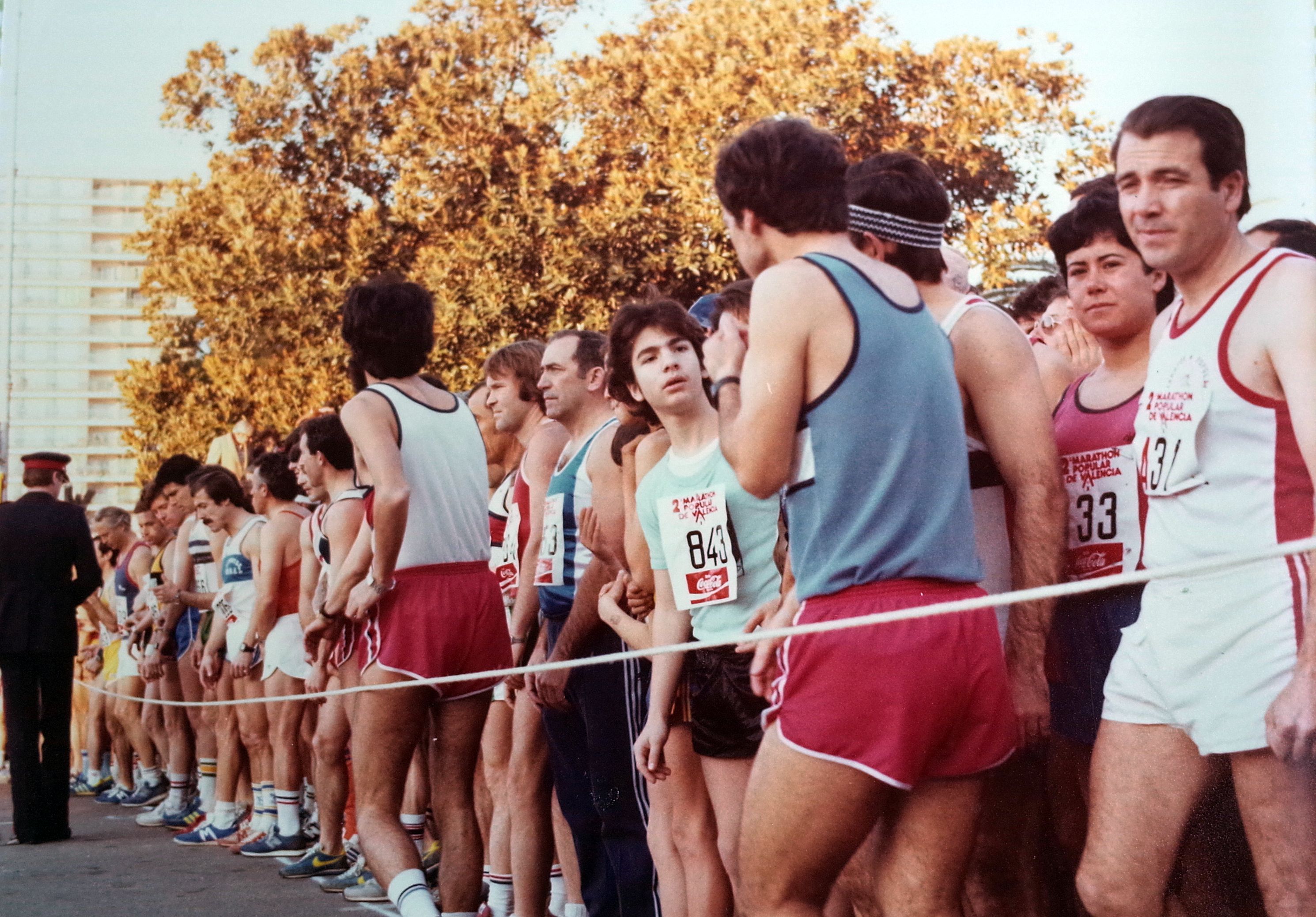 20 fotos históricas de la segunda edición del Maratón de Valencia. (4).