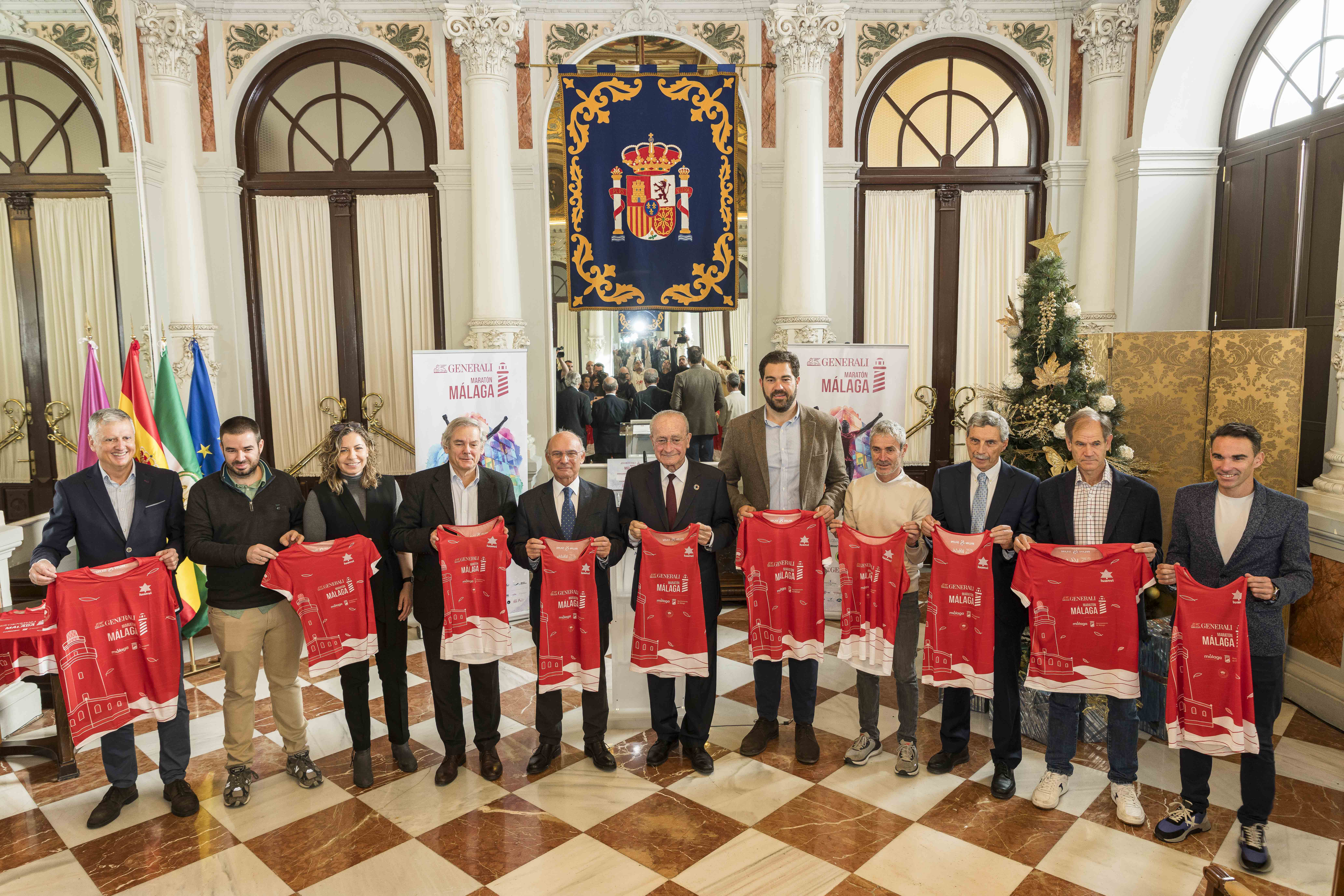 Una imagen de la presentación del Generali Maratón de Málaga 2023. GABY RODRIGO.