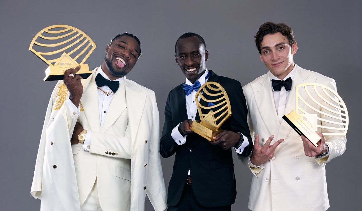 Lyles, Kiptum y Duplantis, los tres hombres nombrados como mejores atletas del año 2023. WORLD ATHLETICS.