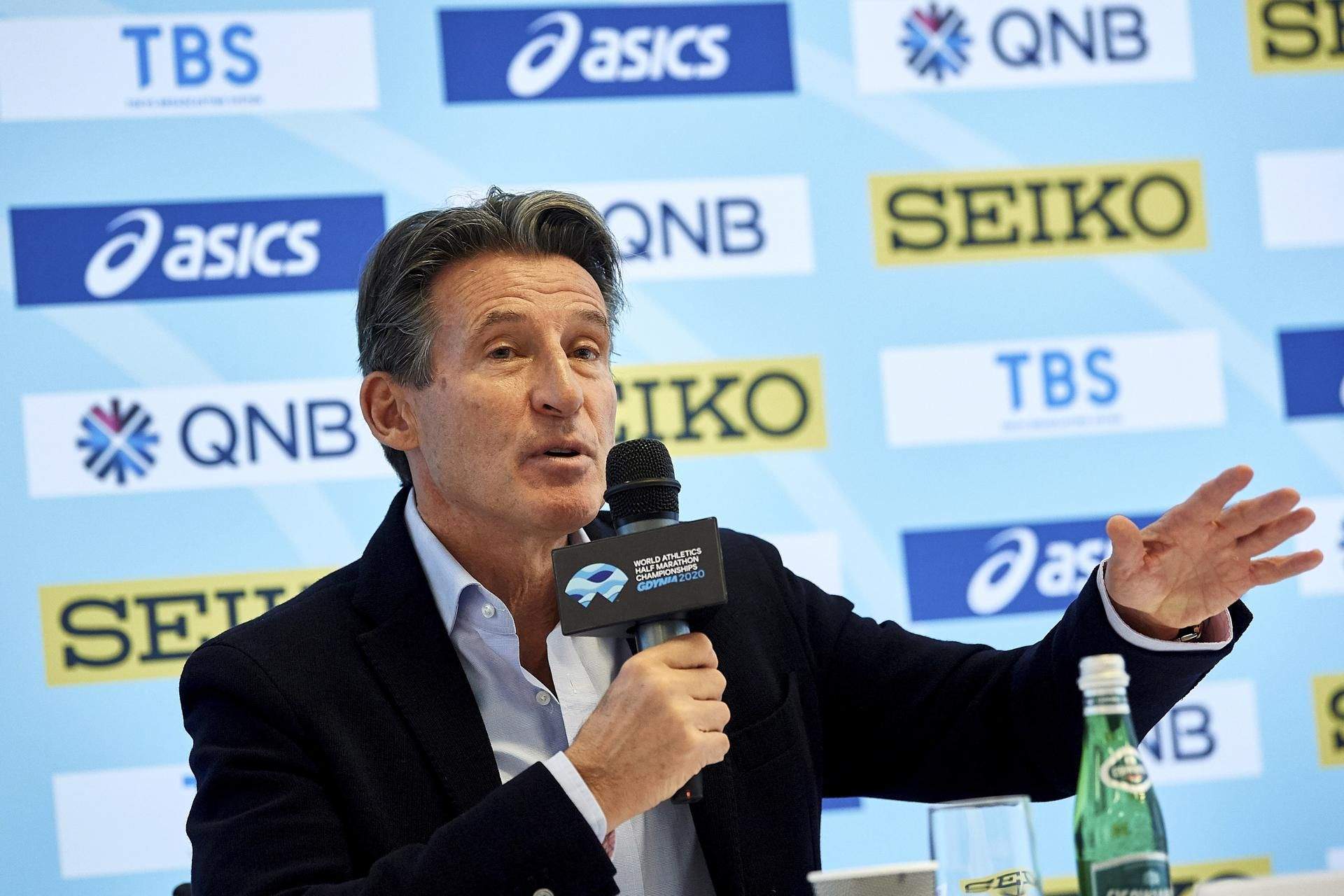 El presidente de World Athletics, Sebastian Coe, en una foto de archivo. EFE.