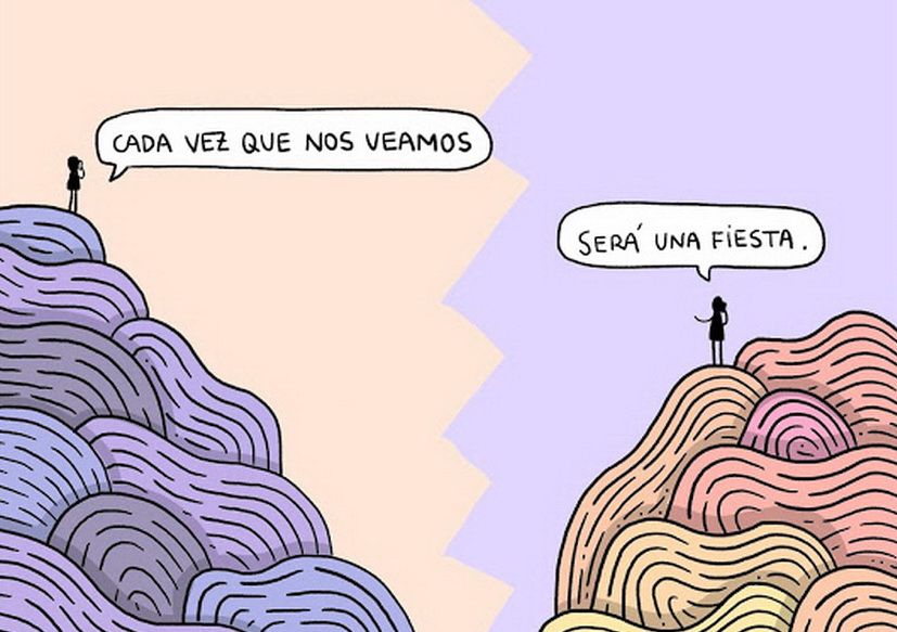 Pronto saldremos a la calle y será una fiesta / Dibujo: 72Kilos