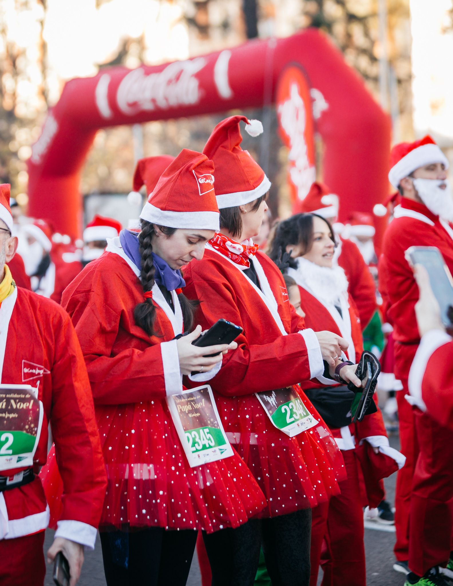 Las 50 mejores fotos de la Carrera de Papá Noel El Corte Inglés 2023. 3