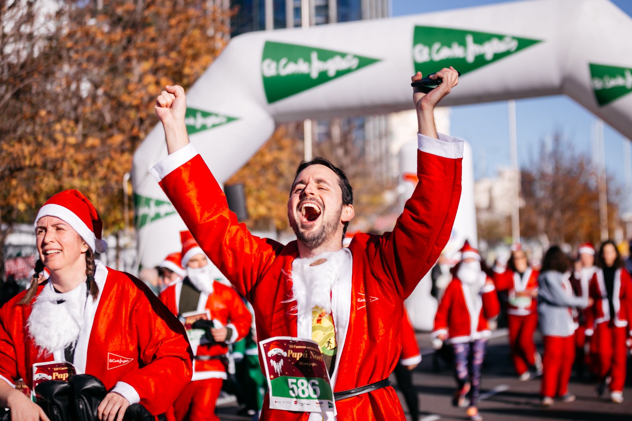 Las mejores fotos de la Carrera de Papá Noel El Corte Inglés 2023. LATE MI LENTE.