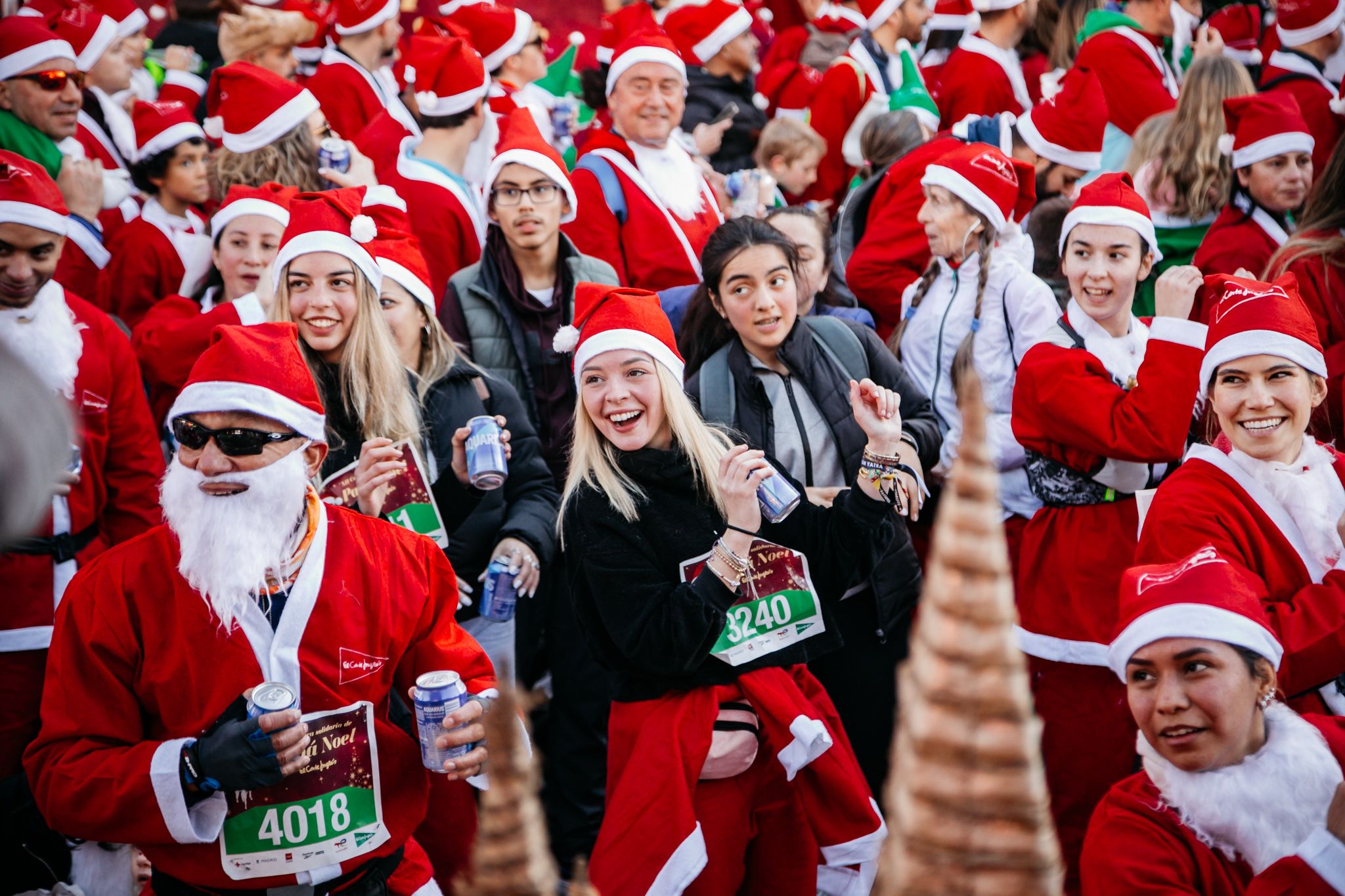 Las 50 mejores fotos de la Carrera de Papá Noel El Corte Inglés 2023. 50