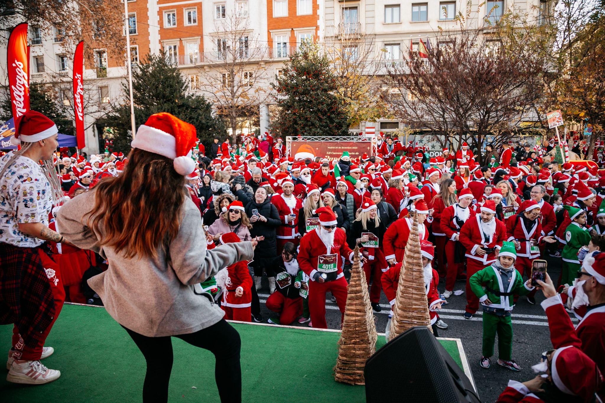 Las 50 mejores fotos de la Carrera de Papá Noel El Corte Inglés 2023. 51