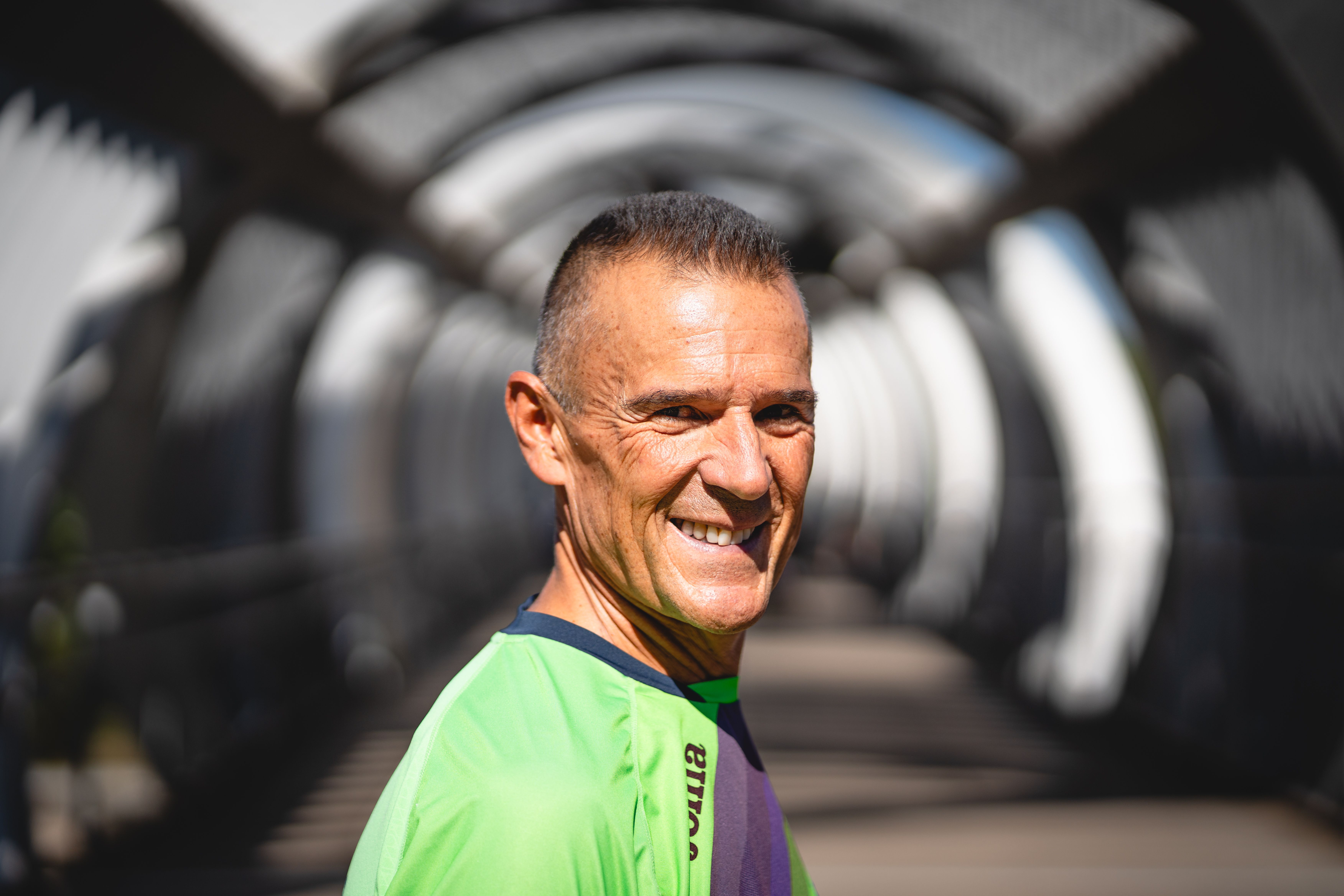 Javier Sanz está totalmente enganchado al maratón y contagia su enamoramiento a todo el que decide trotar unos kilómetros a su lado. VSM PHOTOEVENTS