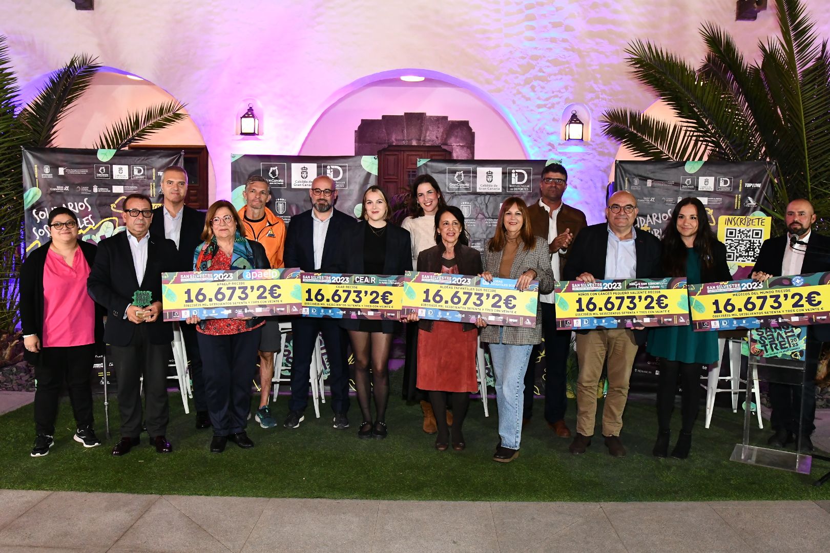 83.366 euros fue el montante total recaudado con fines solidarios por la San Silvestre de Las Palmas de Gran Canaria.