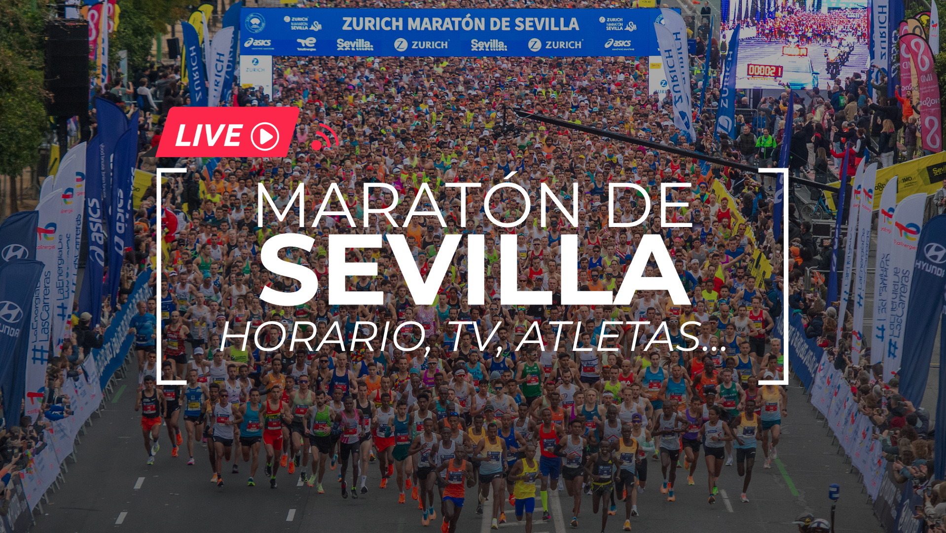 ¿Cómo seguir el Zurich Maratón de Sevilla 2024 en directo?