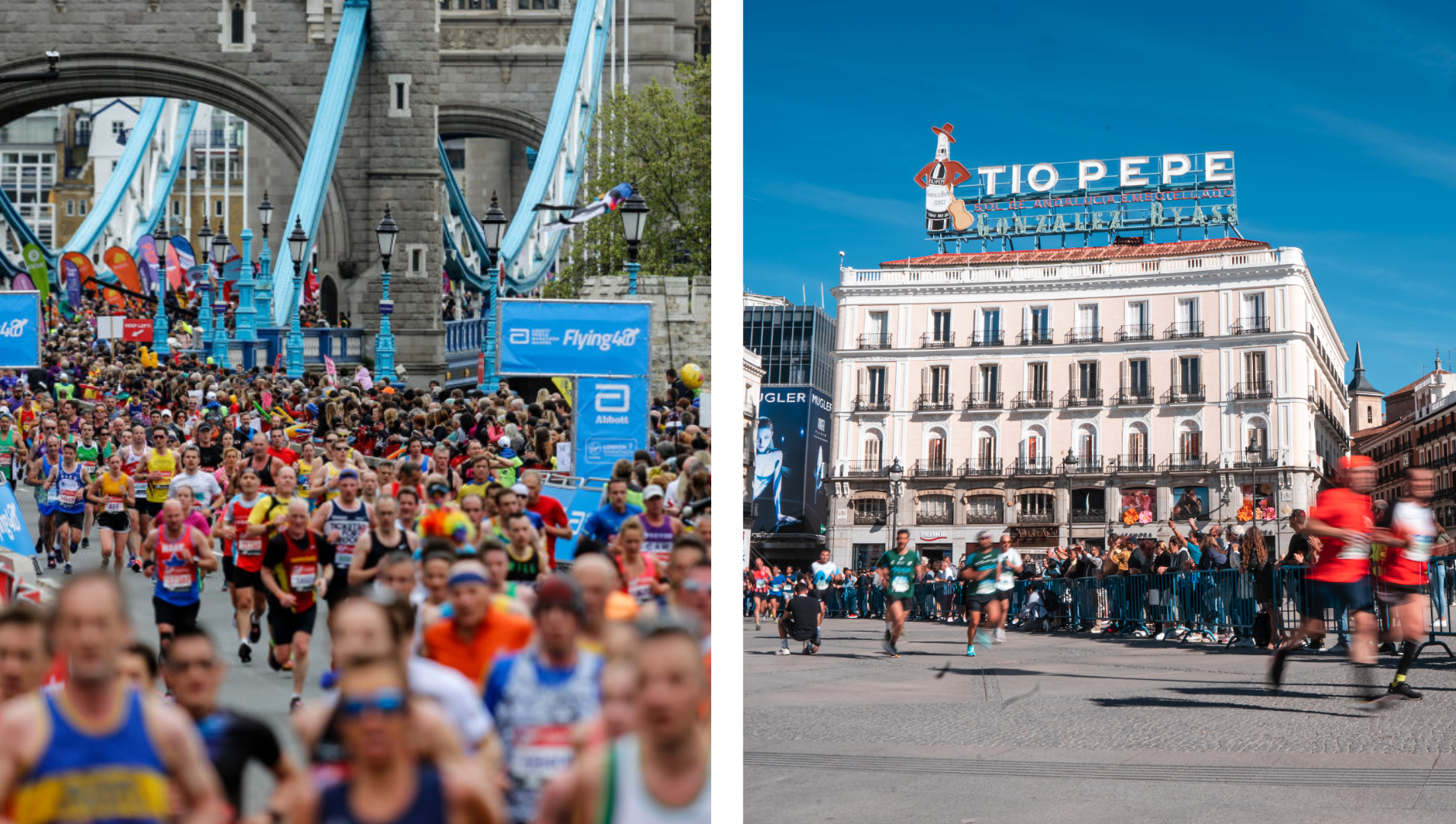 Los maratones de Londres y Madrid son dos referencias durante la primavera.