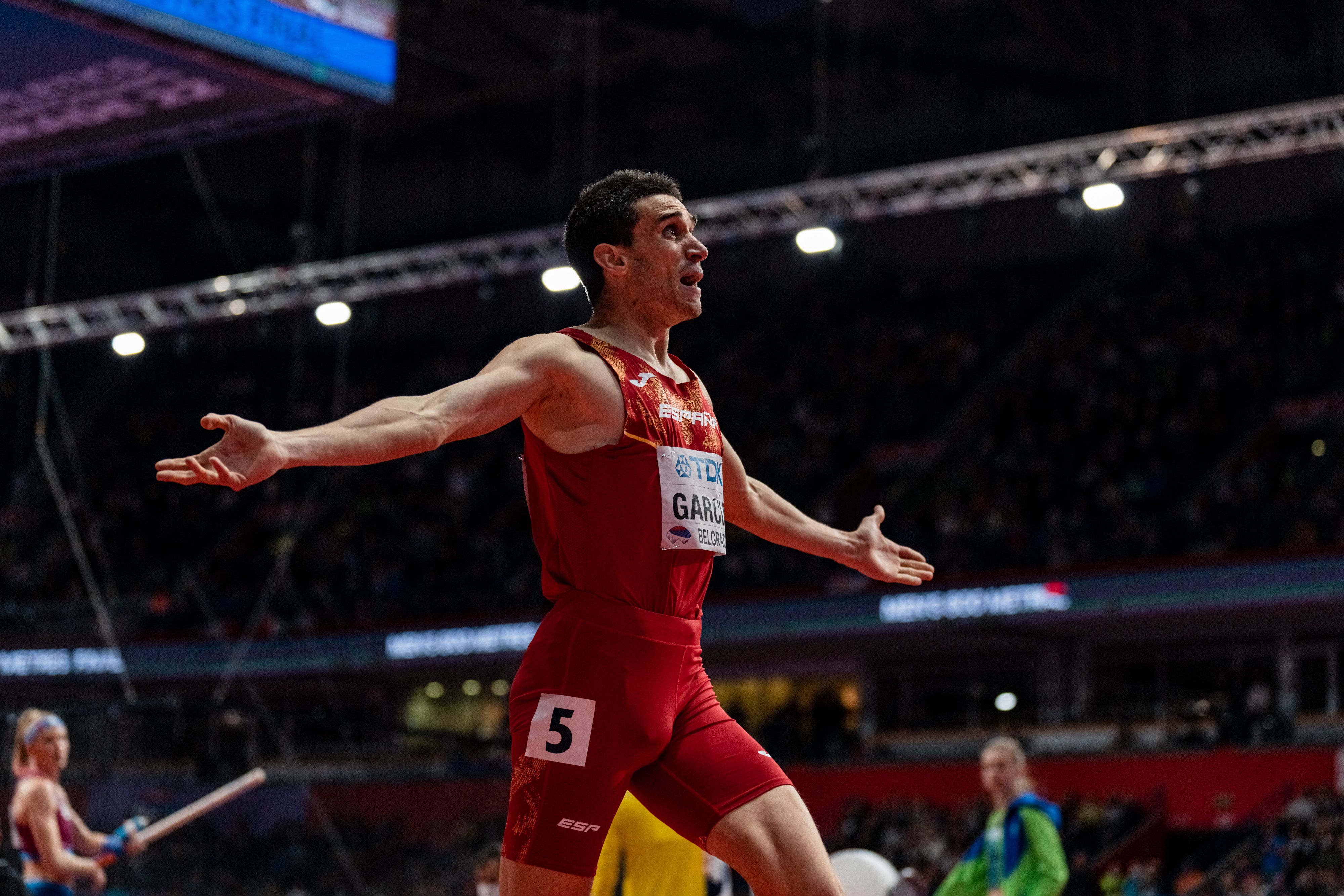 Mariano García quiere repetir esta imagen en el Mundial de Glasgow que comienza este viernes. SPORTMEDIA.