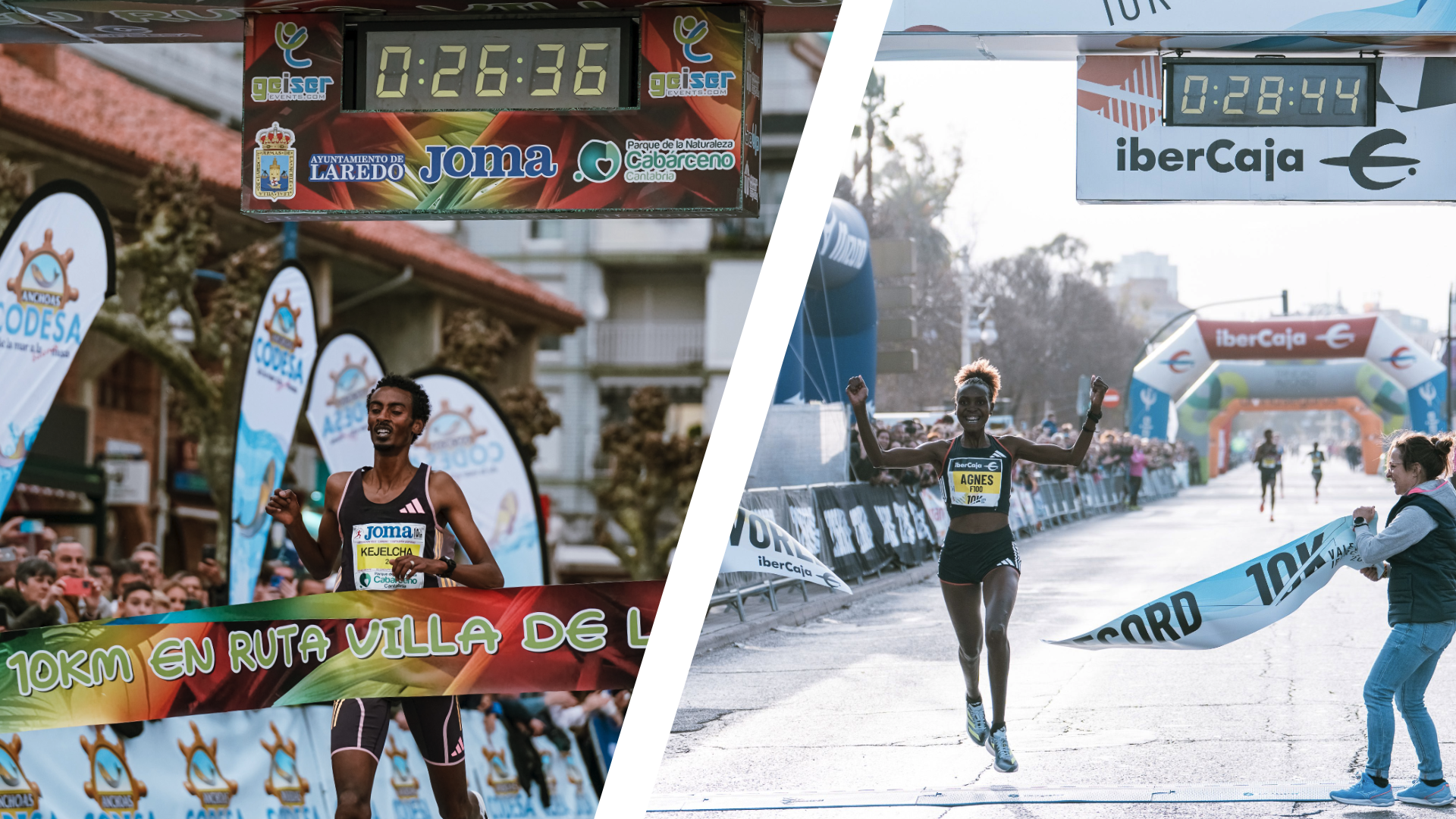 Comparamos el 10K de Laredo y el 10K de Valencia, las dos pruebas más rápidas del mundo.
