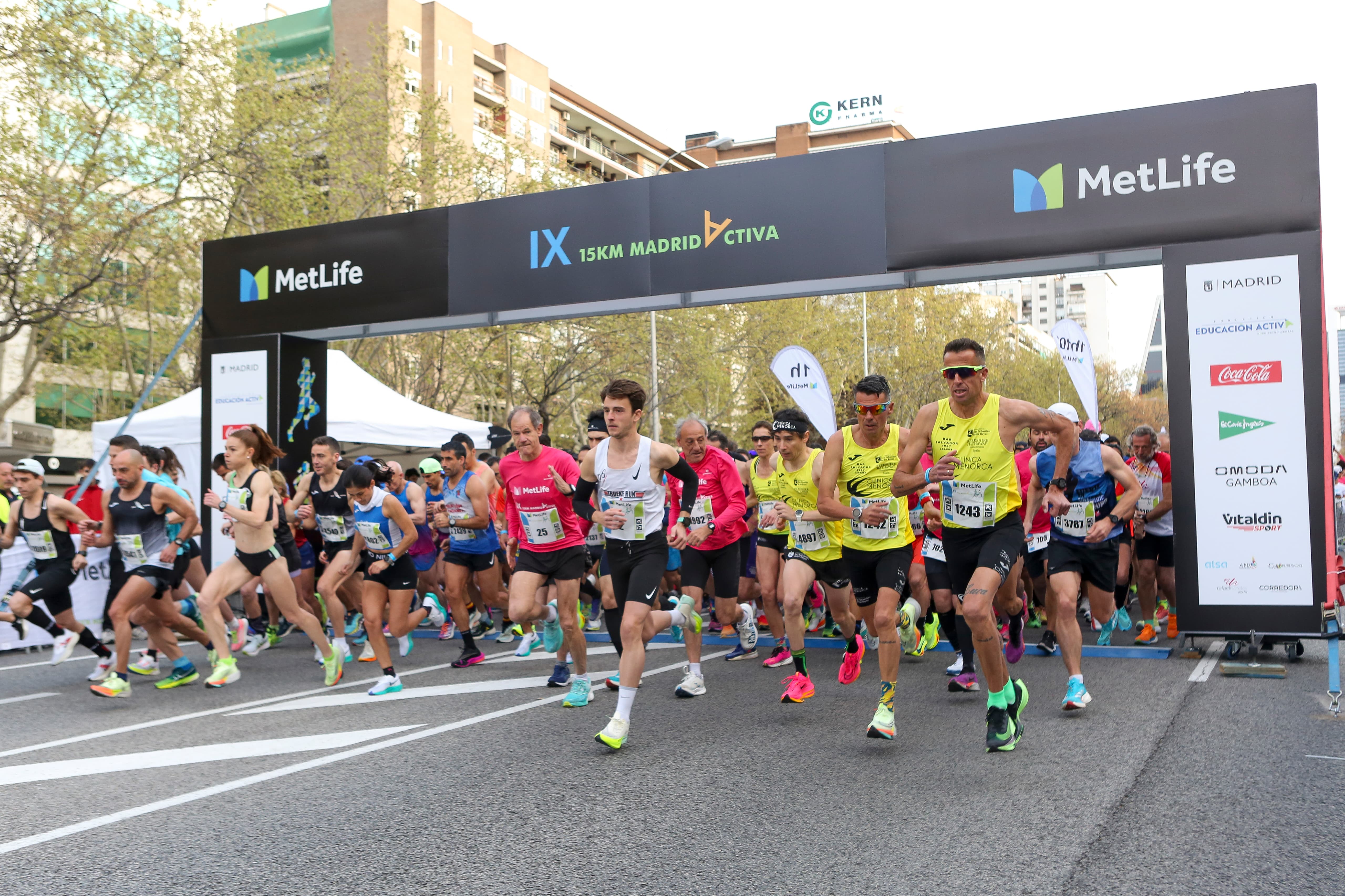 Una imagen de la 15KM MetLife Madrid Activa 2024.