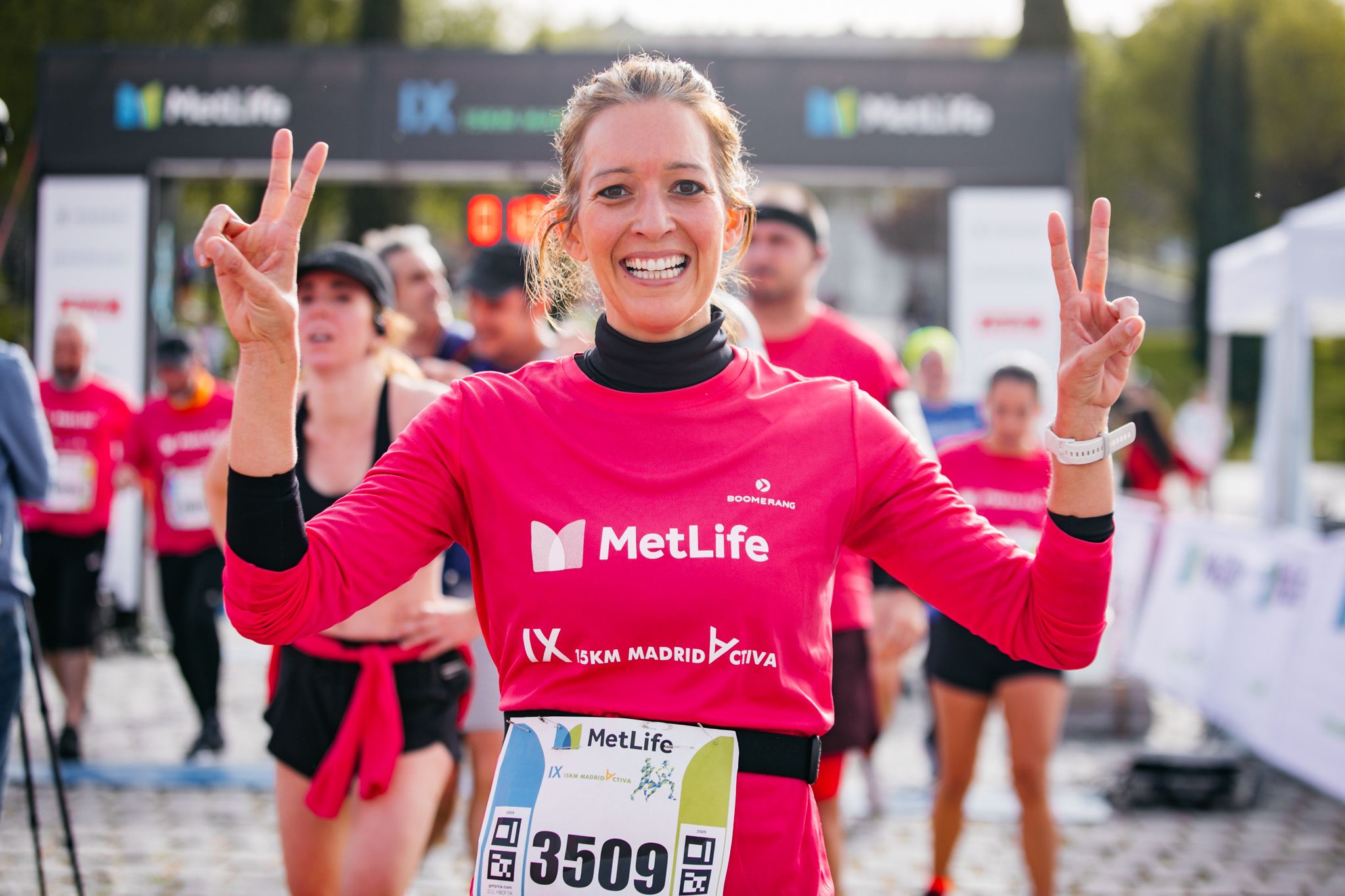 Felicidad: la palabra que representa a la perfección lo vivido cada año en 15 Km MetLife Madrid Activa.