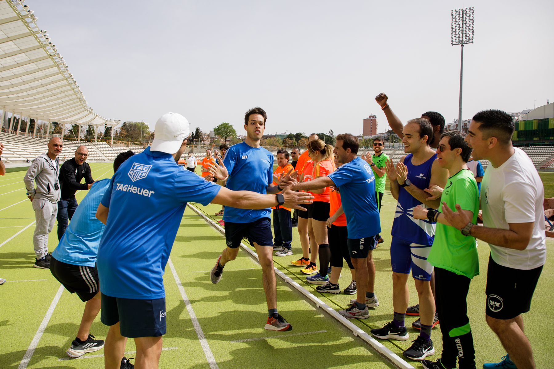 Una carrera de 10 x 400 metros fue el entrenamiento perfecto para el gran reto del día 28 de abril. BÁRBARA SÁNCHEZ PALOMERO