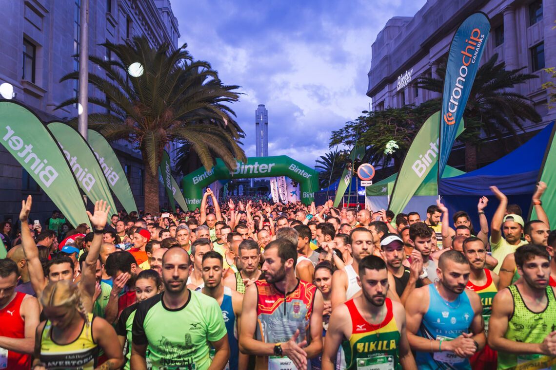 Fran Cabrera y Johanna Ardel, principales favoritos a la victoria de la primera cita de las Binter Night Run Series.