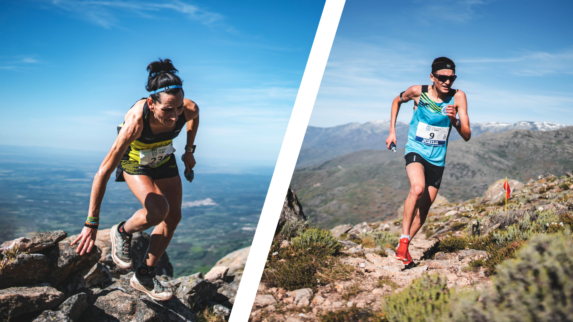 Jan Torrella y Oihana Kortazar, nuevos campeones de España de Subida Vertical. JOSÉ MIGUEL MUÑOZ.
