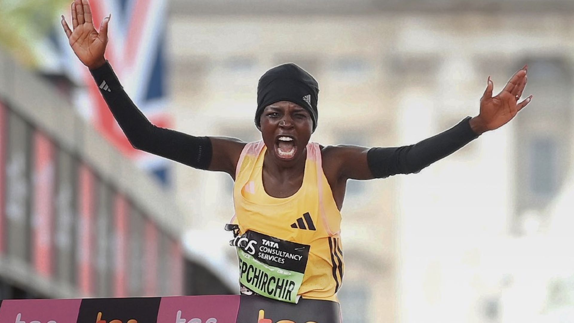 Peres Jepchirchir en el Maratón de Londres 2024. EFE.