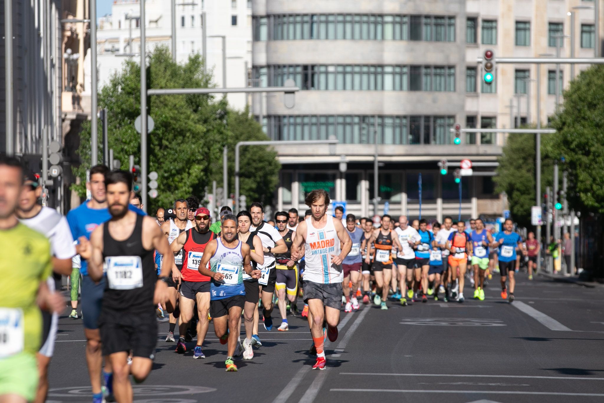 Las mejores fotos de la Gran Vía de la Carrera Bomberos de Madrid DÉCIMAS 2024. 6