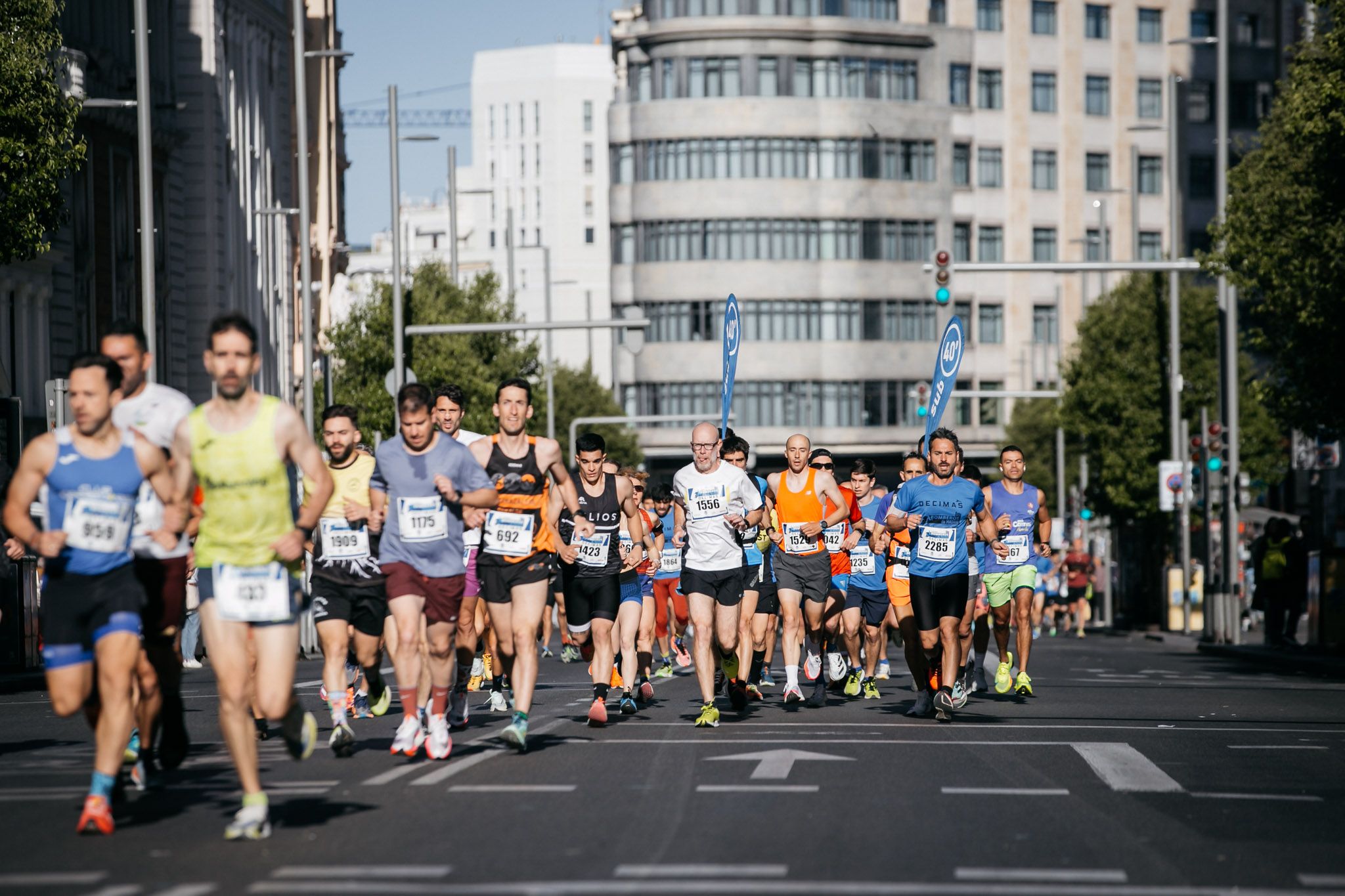 Las mejores fotos de la Gran Vía de la Carrera Bomberos de Madrid DÉCIMAS 2024. 10
