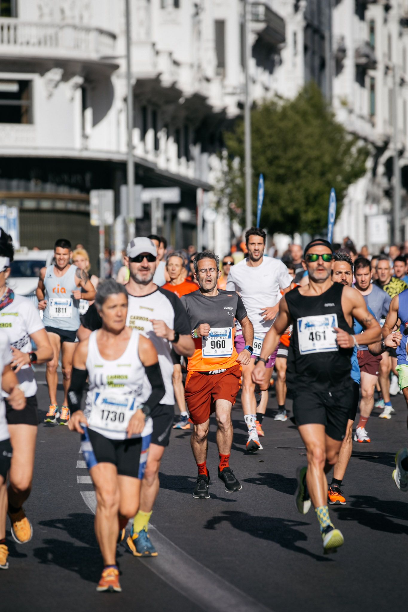 Las mejores fotos de la Gran Vía de la Carrera Bomberos de Madrid DÉCIMAS 2024. 21