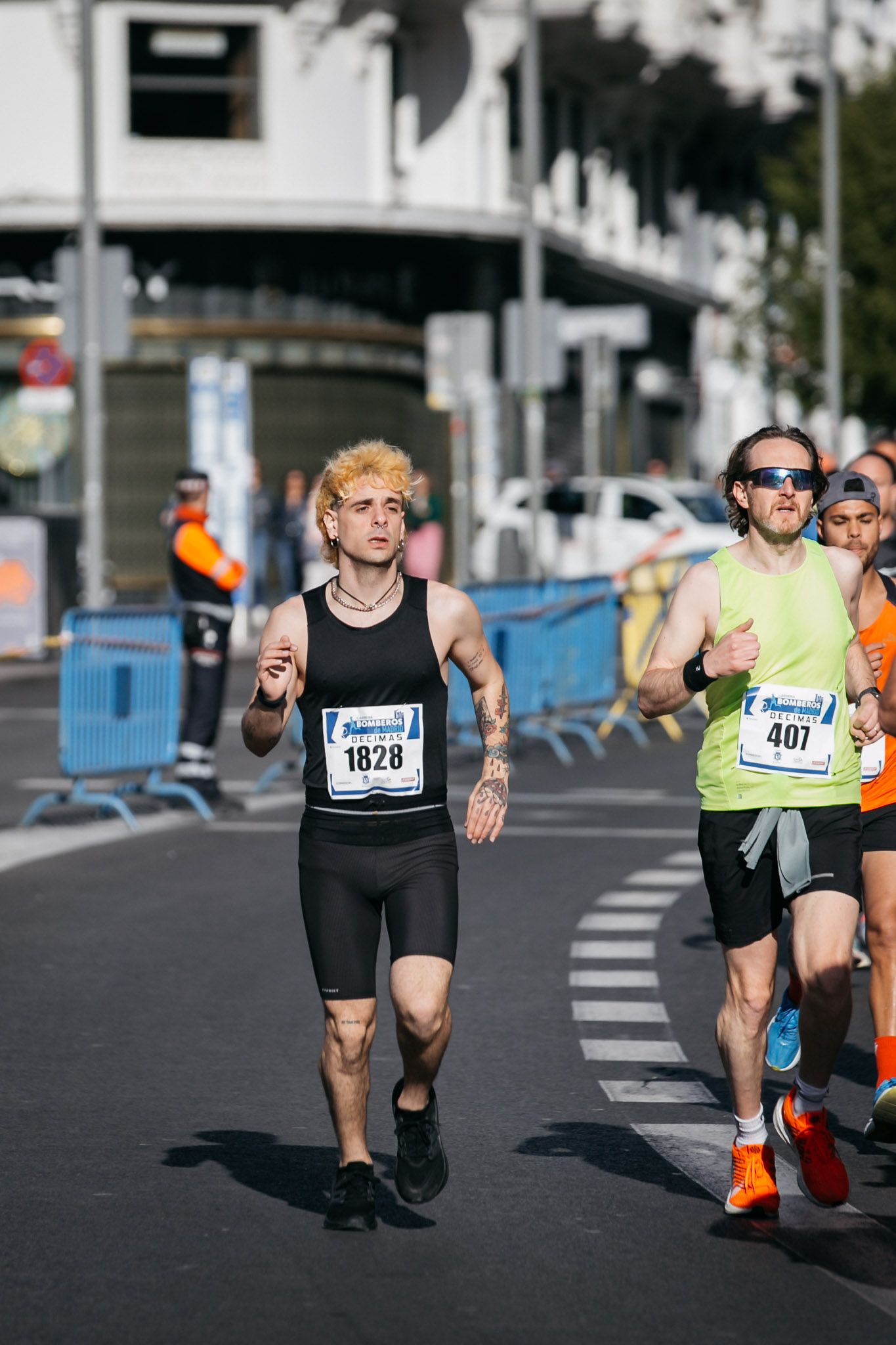Las mejores fotos de la Gran Vía de la Carrera Bomberos de Madrid DÉCIMAS 2024. 23