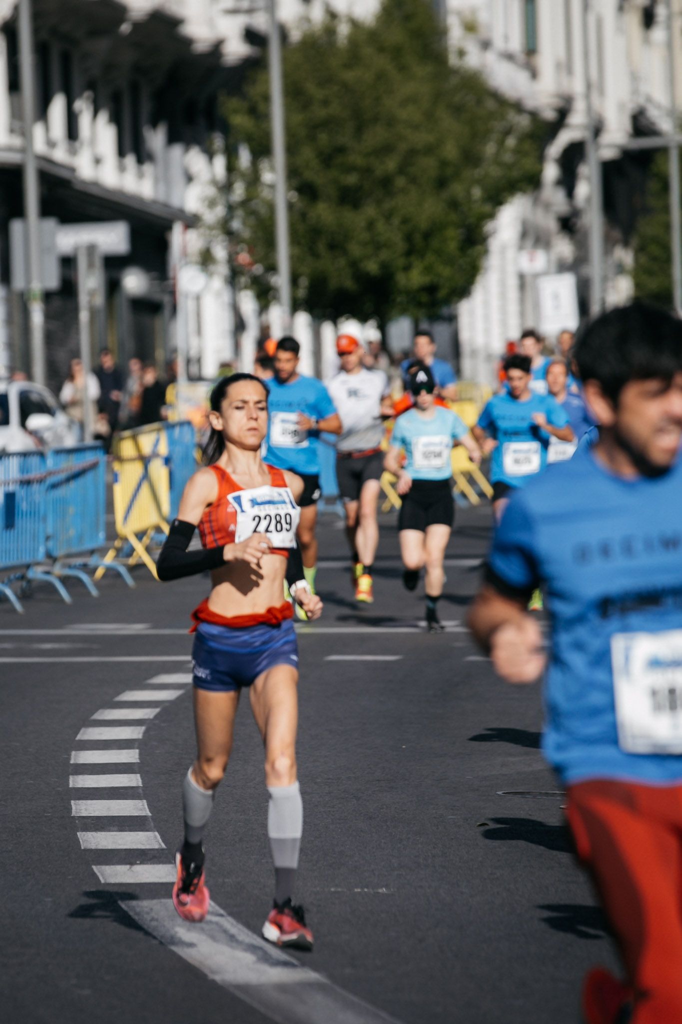 Las mejores fotos de la Gran Vía de la Carrera Bomberos de Madrid DÉCIMAS 2024. 32