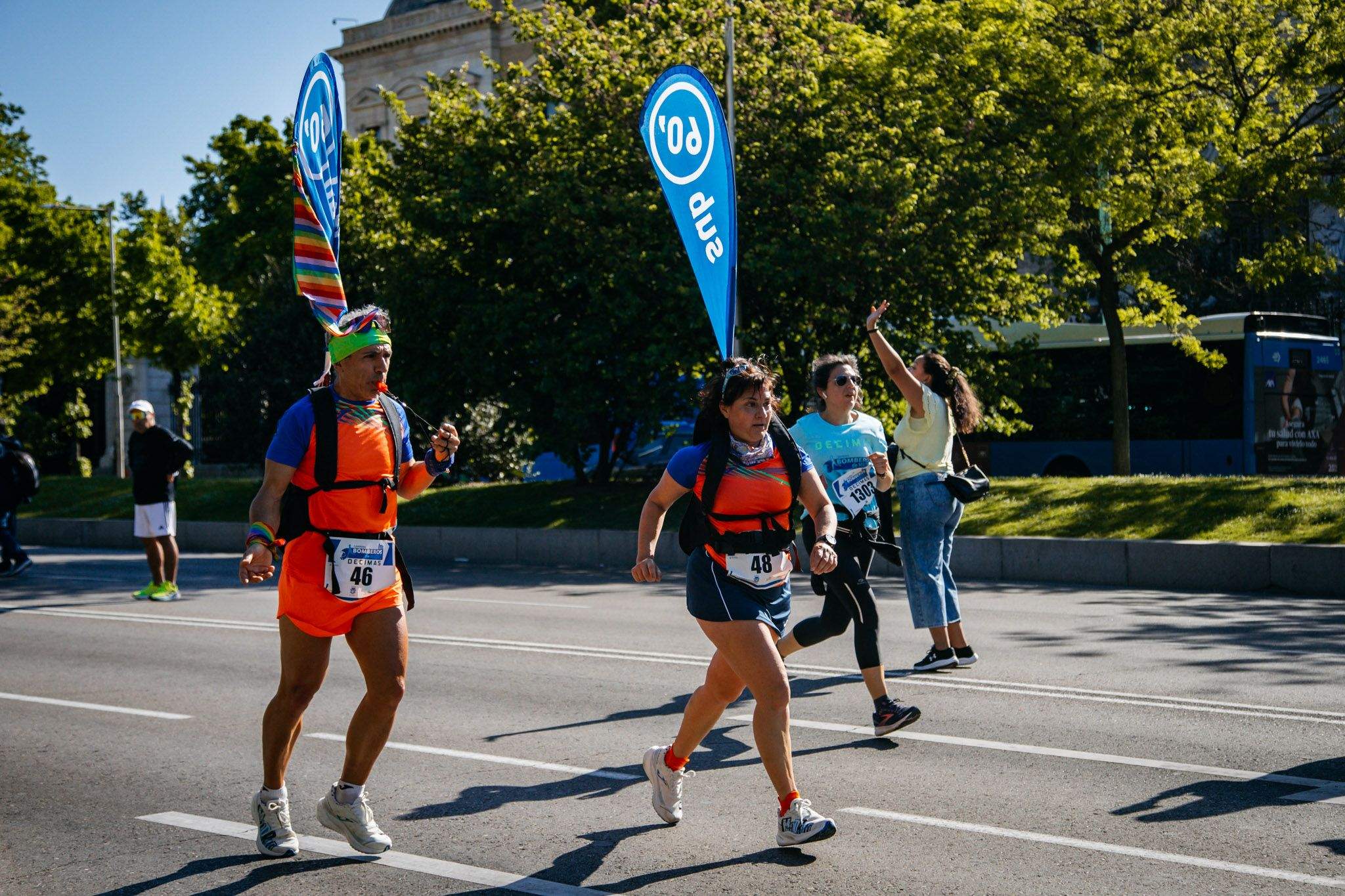 Las mejores fotos del ambiente en la meta de la Carrera Bomberos de Madrid DÉCIMAS 2024. 3