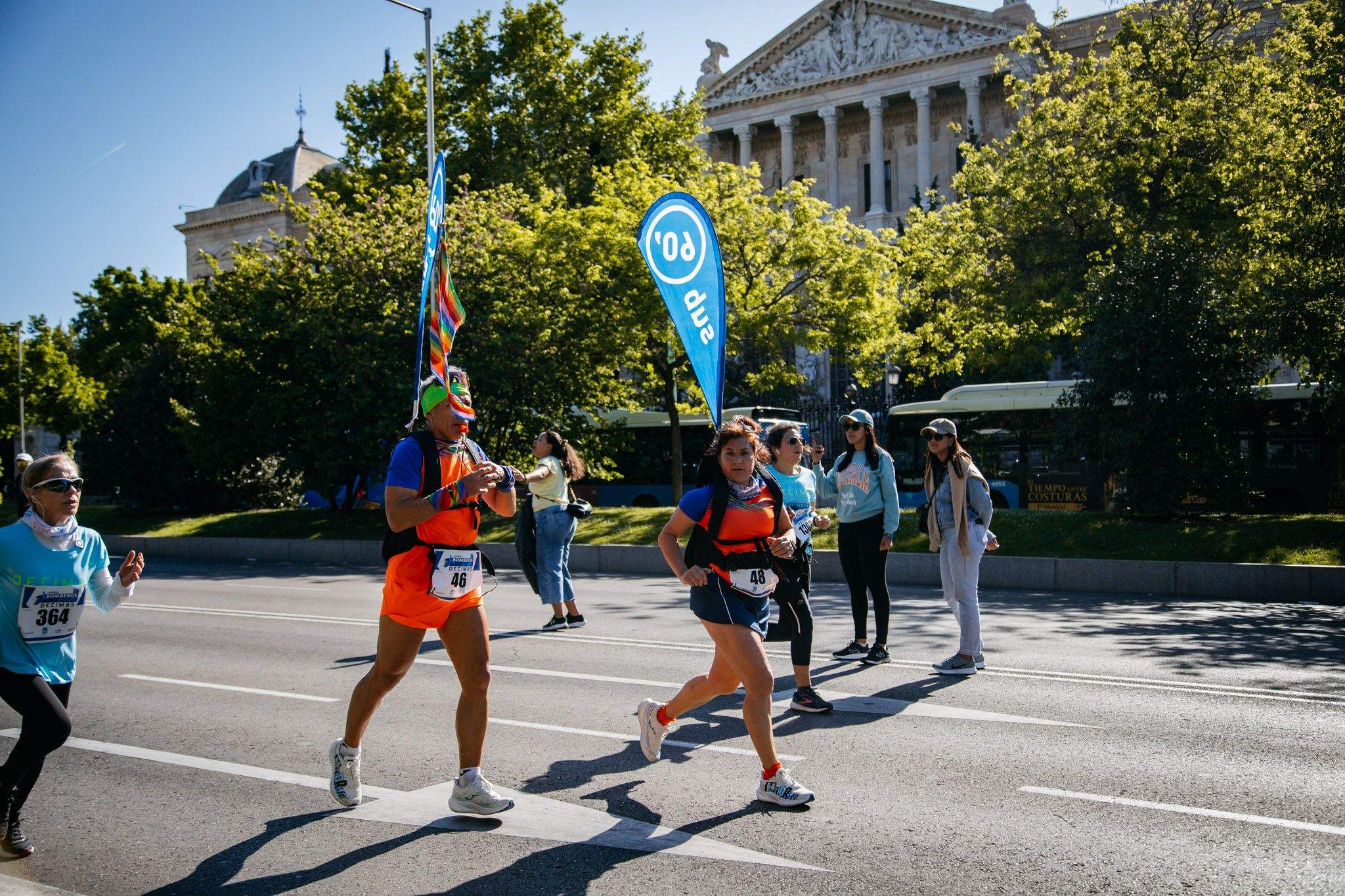Las mejores fotos del ambiente en la meta de la Carrera Bomberos de Madrid DÉCIMAS 2024. 4