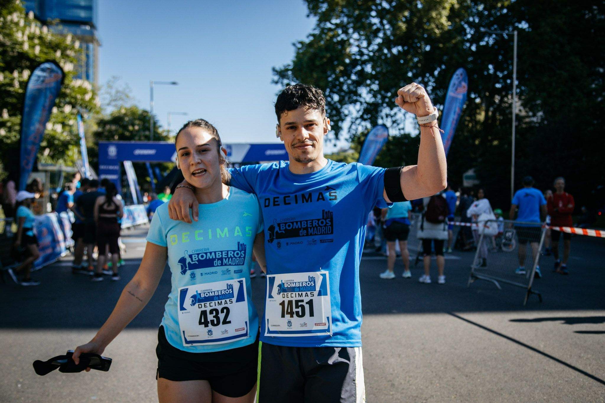 Las mejores fotos del ambiente en la meta de la Carrera Bomberos de Madrid DÉCIMAS 2024. 14